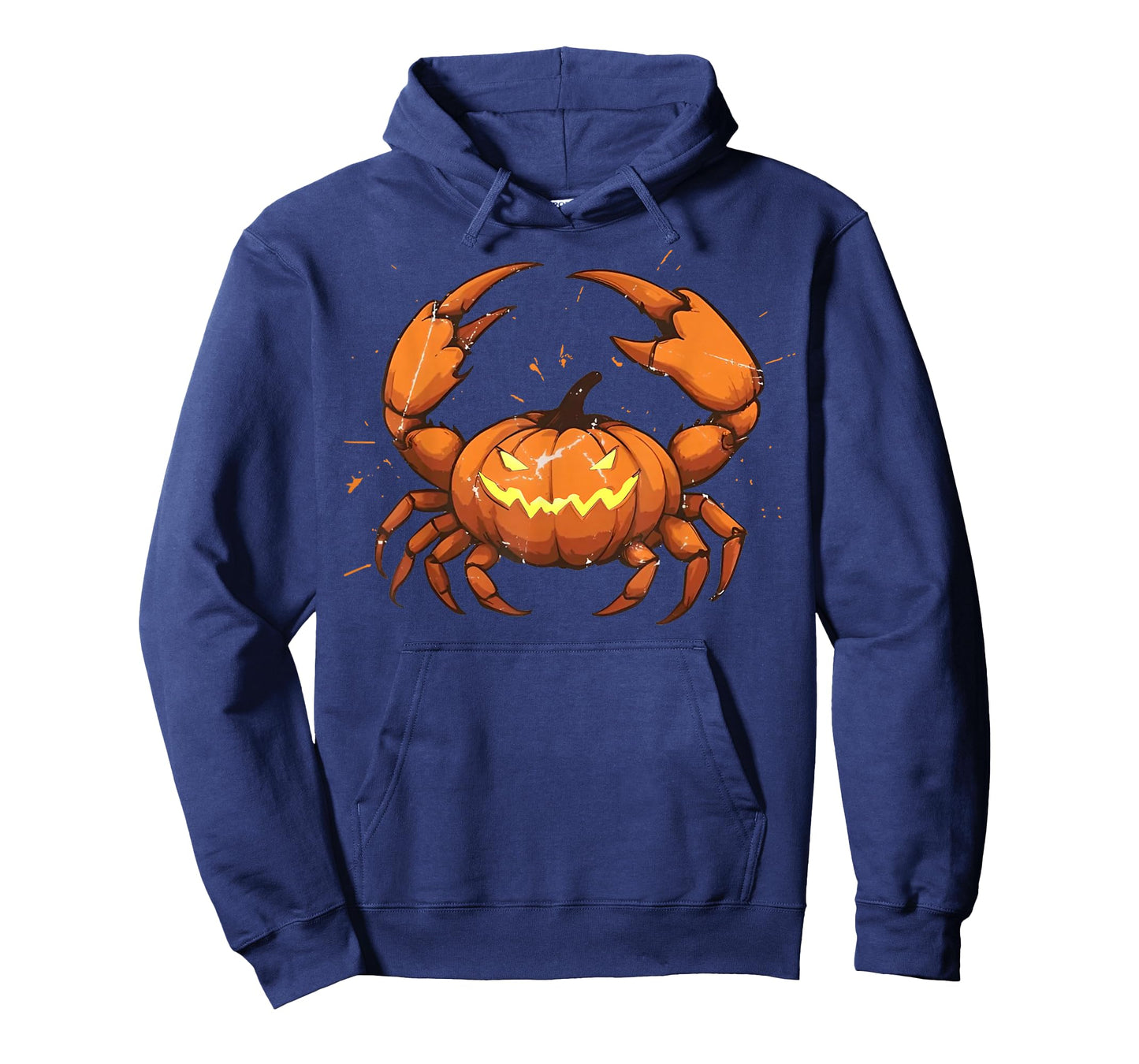 Spooky Crab Pumpkin Cute Easy Lazy Animal Halloween Costume T-Shirt