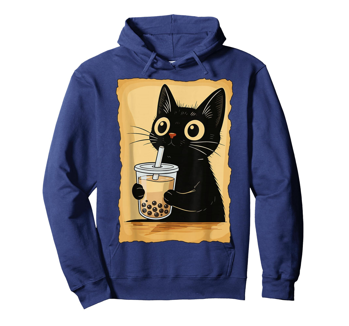 Kawaii Cat Driking Bubble Tea Cute Anime Kitty Slice T-Shirt