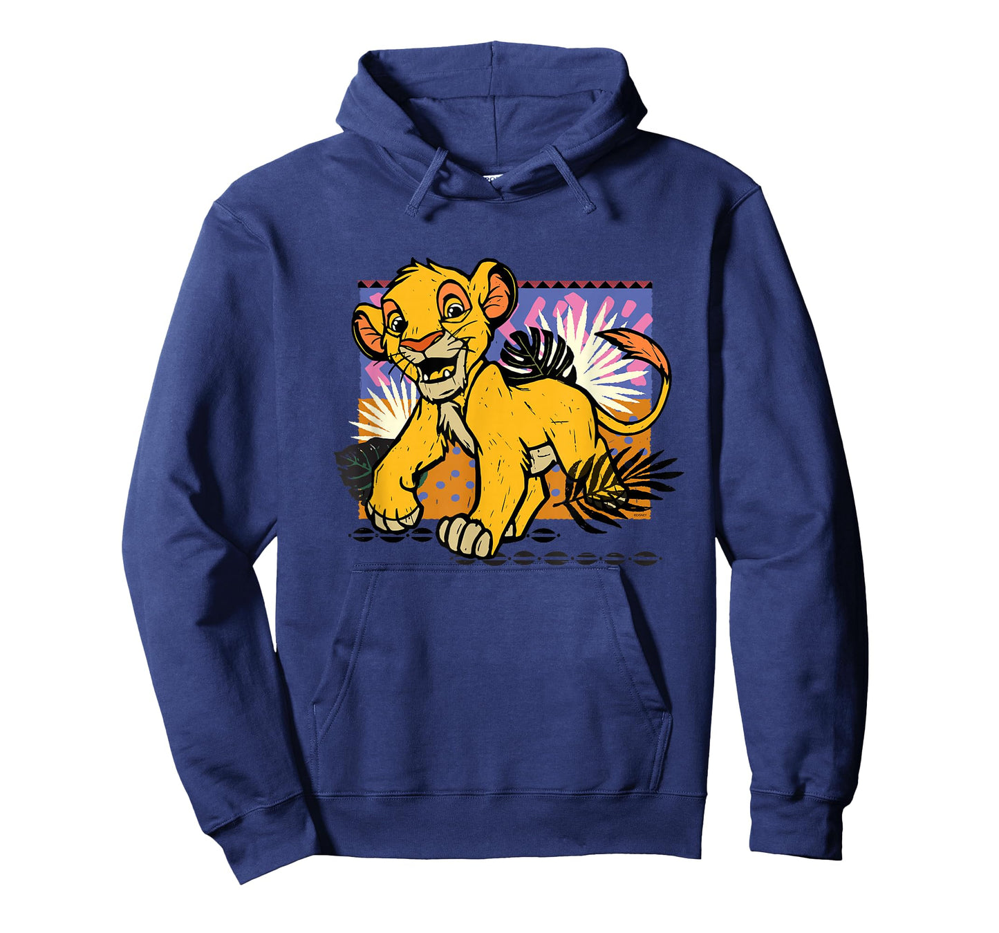 Disney The Lion King 30th Anniversary Wood Block Style Simba T-Shirt