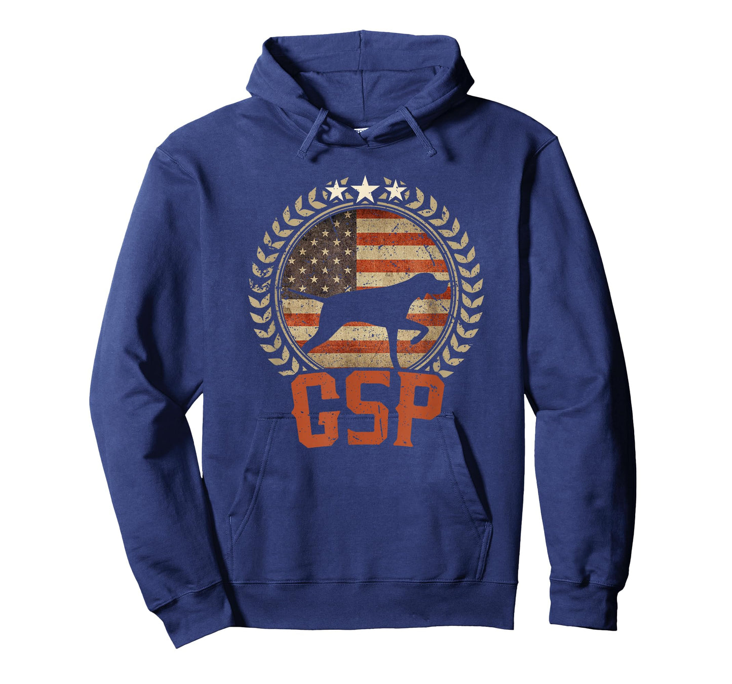 German Shorthaired Pointer American Flag Shirt GSP Patriotic T-Shirt