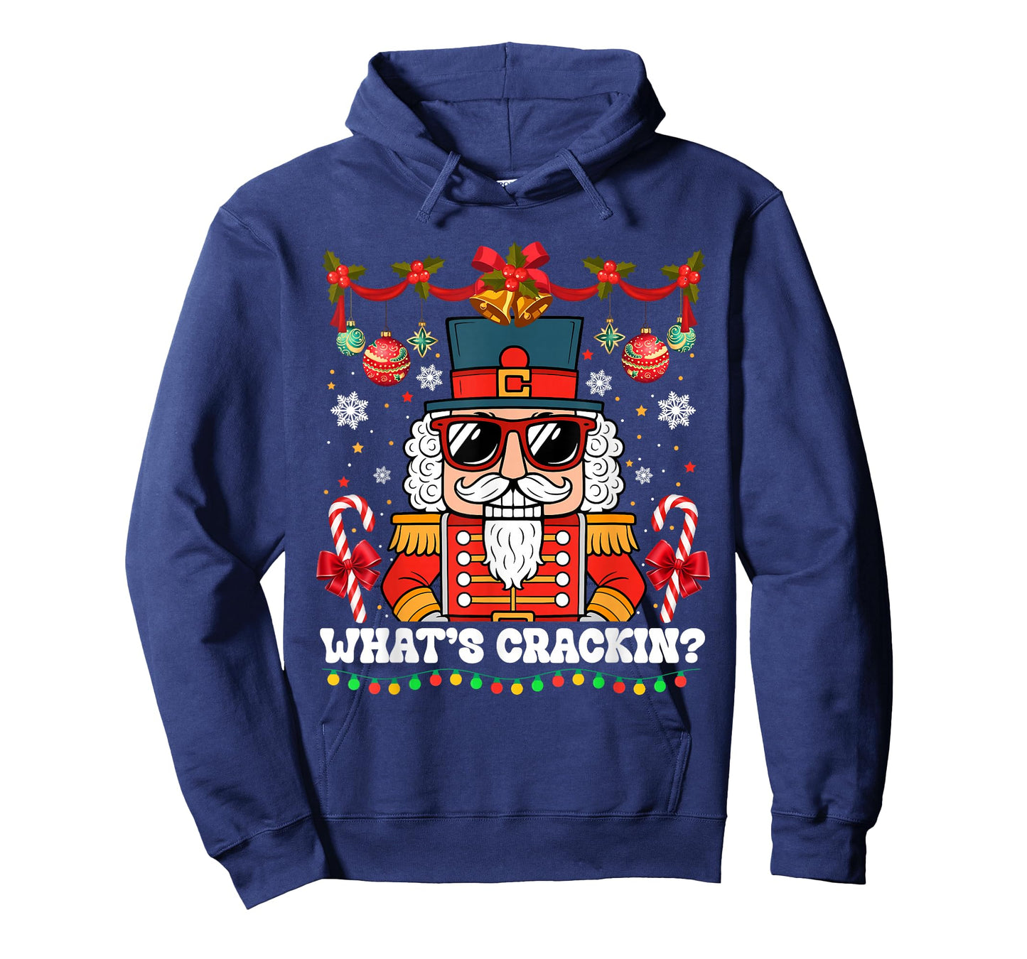 Nutcracker What's Crackin Funny Christmas Men Women Kids T-Shirt