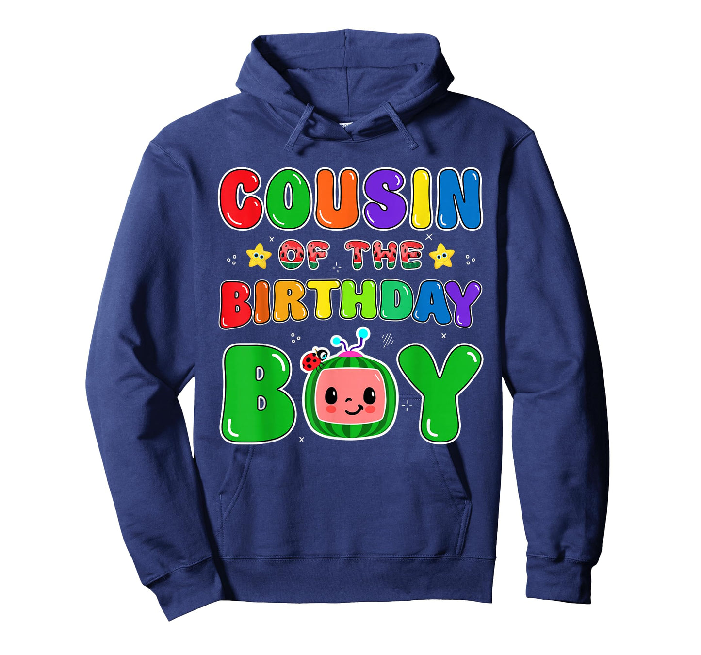 Cousin of The Birthday Boy Funny Melon Family Party Matching T-Shirt