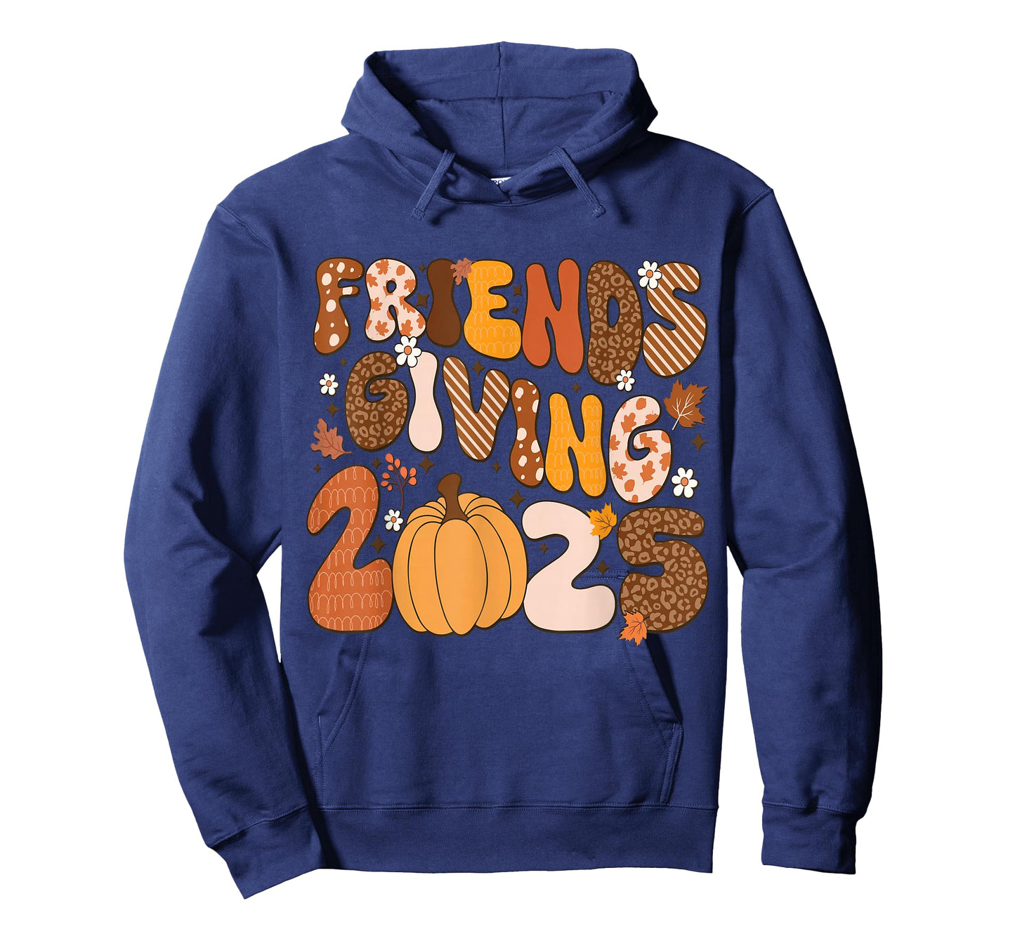 Retro Friends Giving 2025 Thanksgiving Fall Friendsgiving T-Shirt