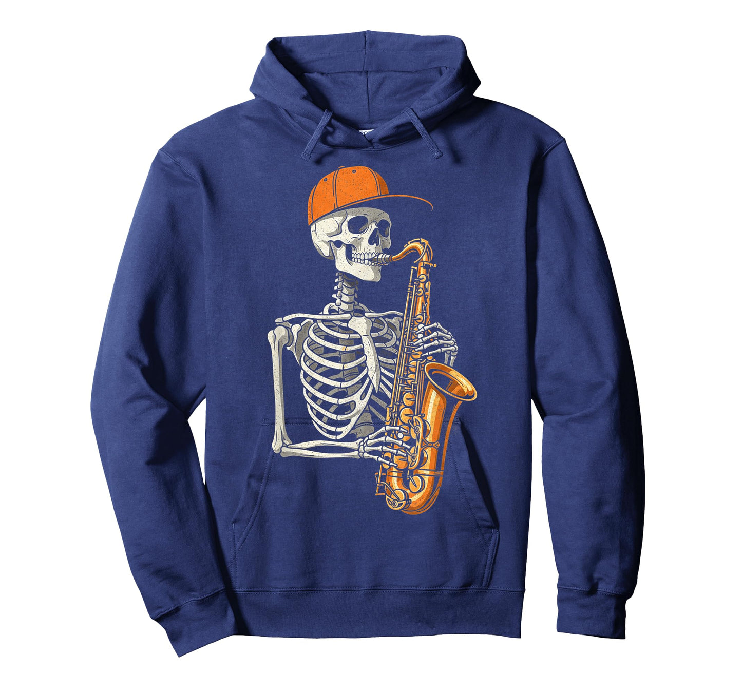 Skeleton Saxophone Halloween Funny Spooky Skeleton Saxophone T-Shirt