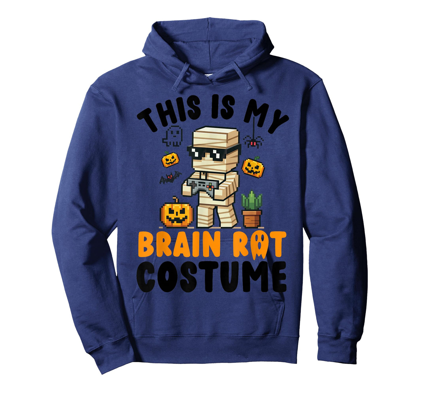 Brain Rot Costume Shirt Kids Halloween Teen Boys Gamer Funny T-Shirt