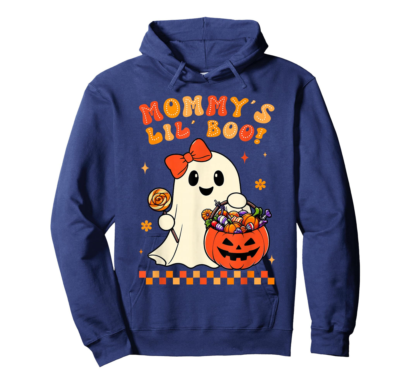 Groovy Halloween Ghost Mommys Lil Boo Girls Kids Toddler T-Shirt
