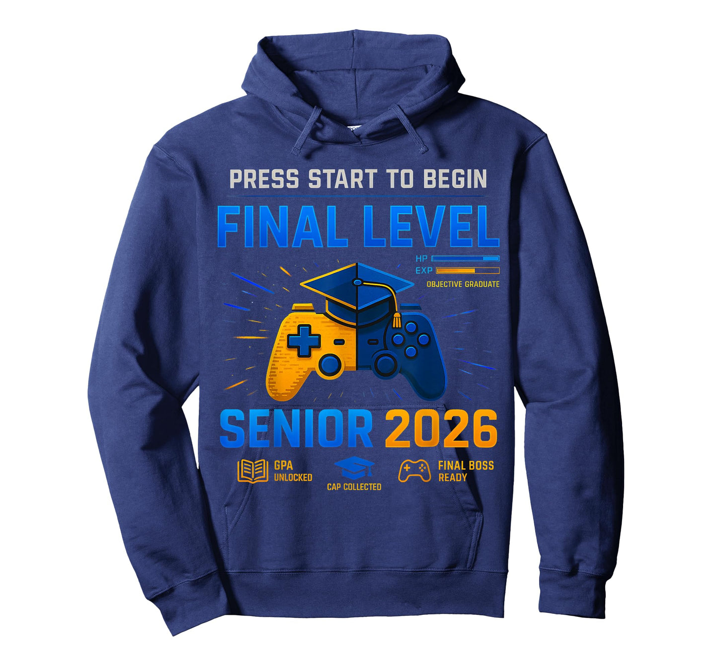 Senior Class Of 2026 Back To School Gamer Senior 2026 T-Shirt