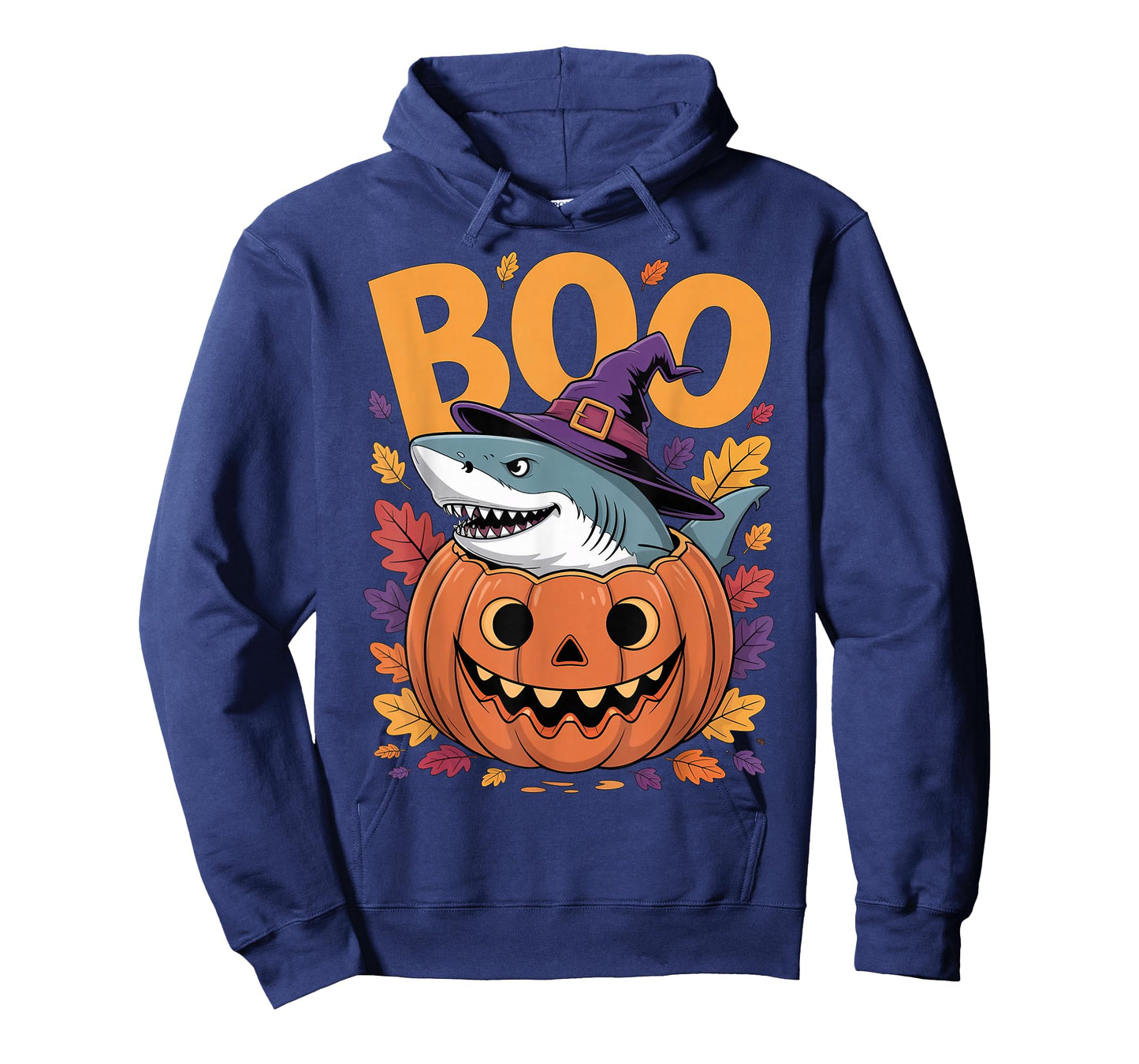 Shark Costume on Pumpkin Halloween Great White Shark T-Shirt