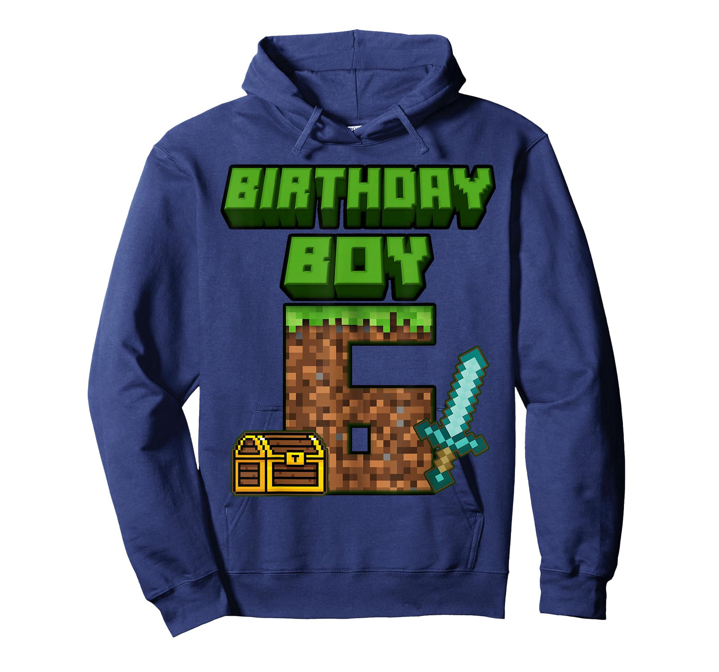 6th Birthday Boy 6 Years Old Gamer Pixel Birthday Boys T-Shirt