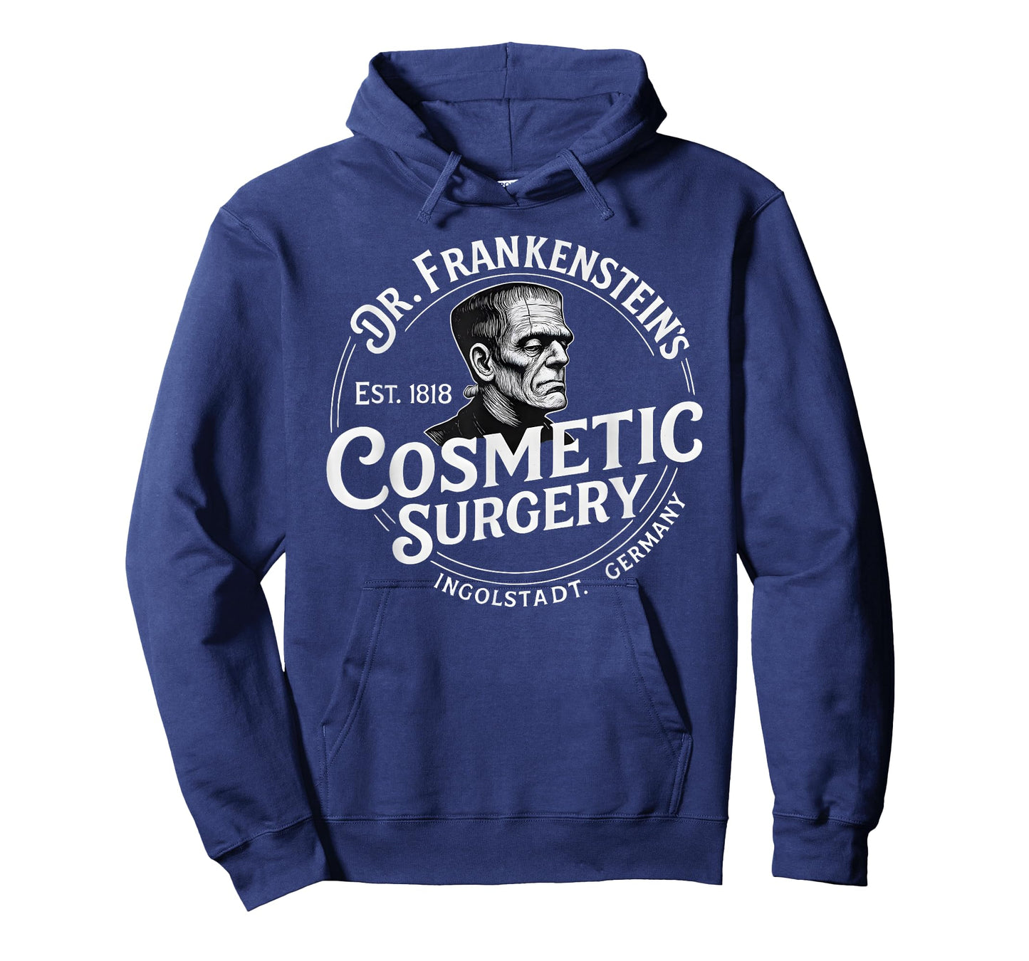Dr. Frankenstein's Cosmetic Surgery Funny Halloween Monster T-Shirt