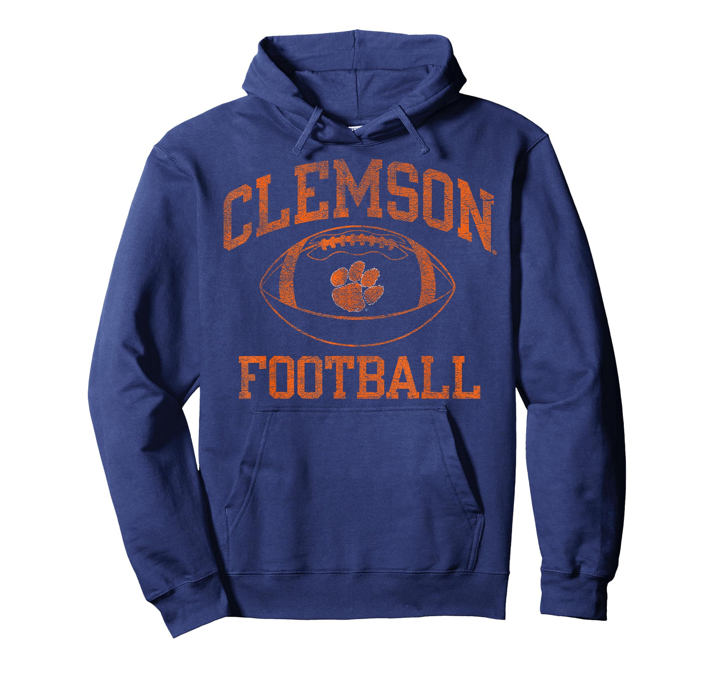 Elite Authentics Purple Clemson Tigers Football T-Shirt, Men's, Small, Short Sleeve, Crew Neck, Polyester 100%, Officially Licensed, Clemson Fans, Students, Alumni, and Families