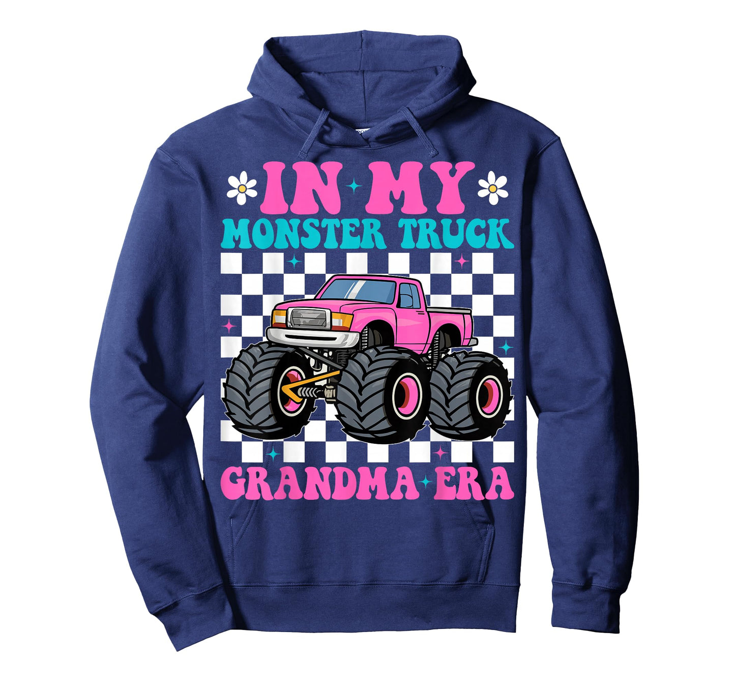 Groovy In My Monster Truck Grandma Era T-Shirt