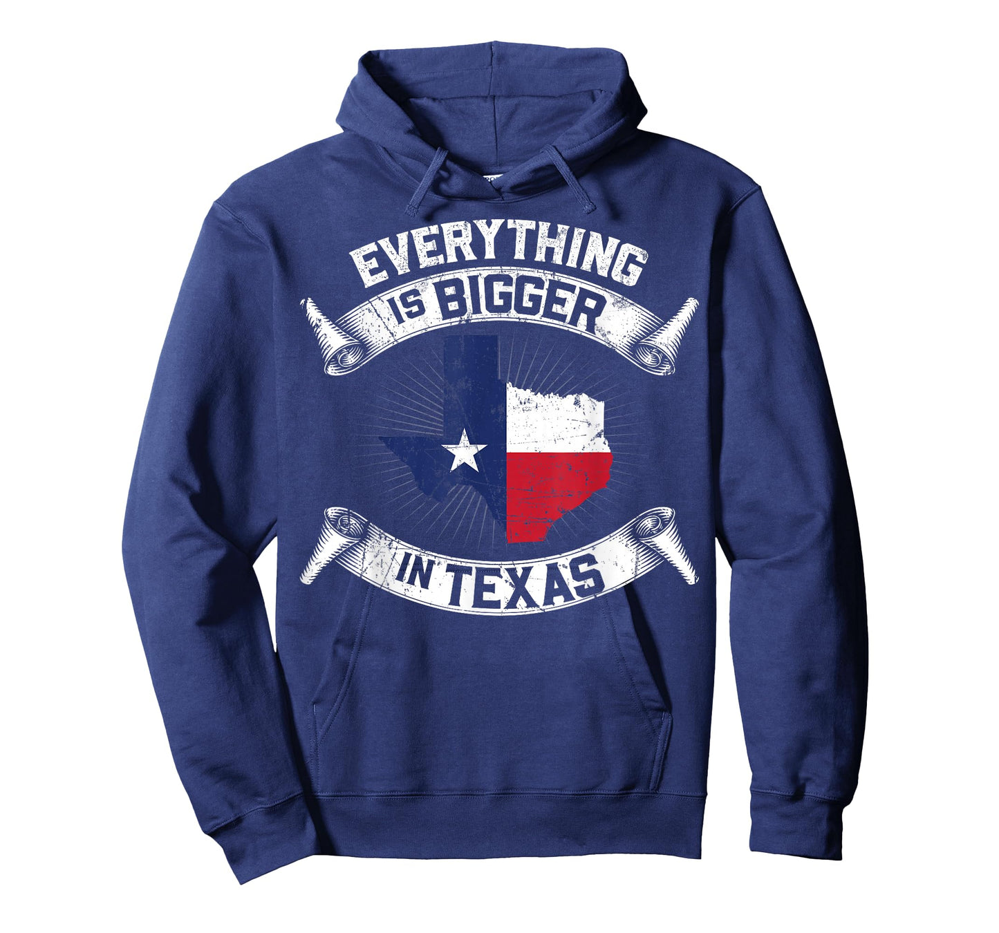 Everything Is Bigger In Texas Funny Texan Flag T-Shirt
