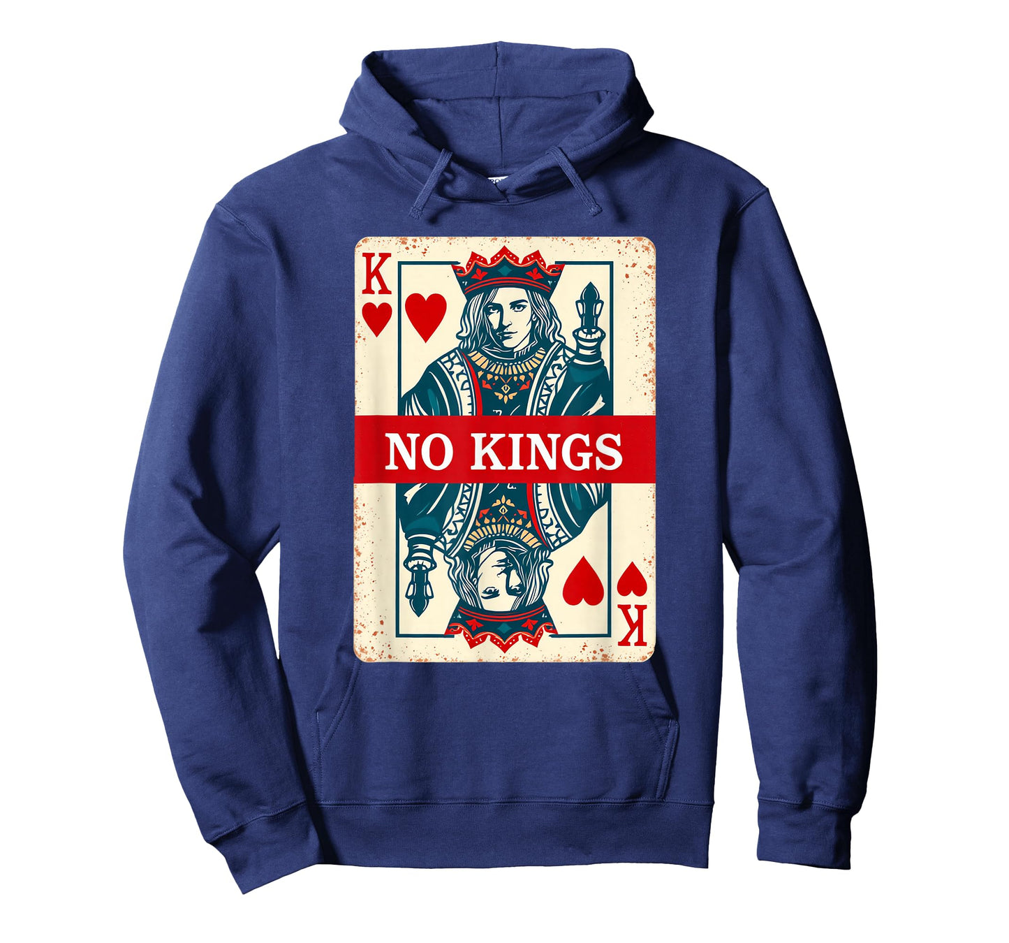 No Kings Playing Card Statement Design T-Shirt