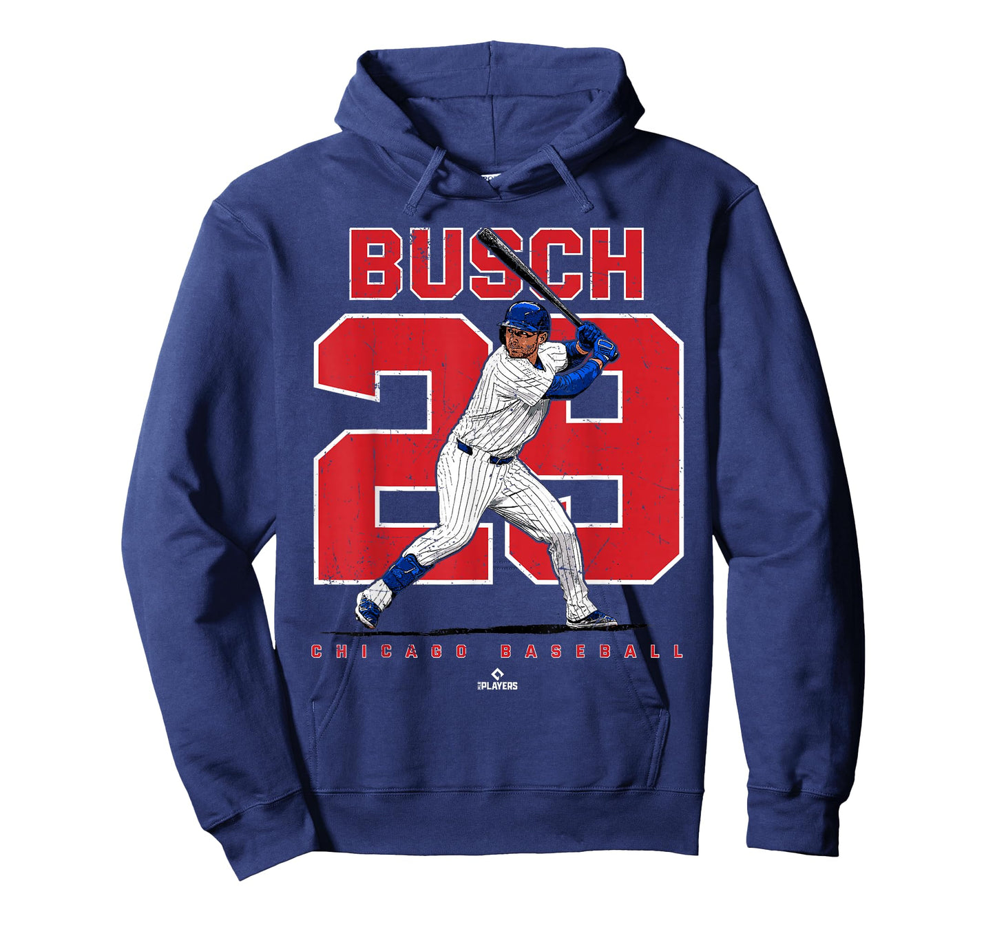 Number & Portrait Michael Busch Chicago MLBPA T-Shirt