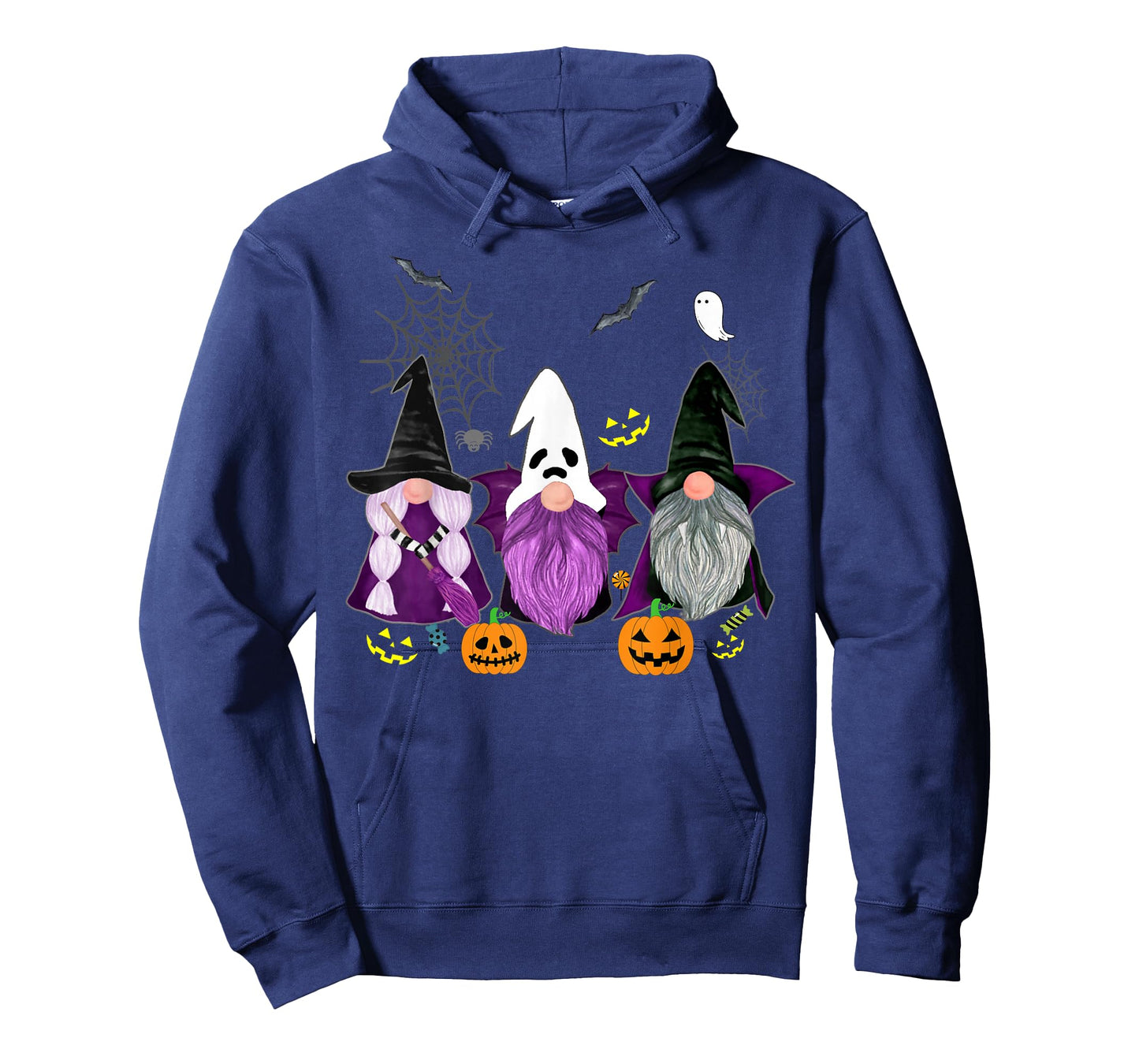 gnomes ghost scary gnome Autumn pumpkin Halloween women men T-Shirt