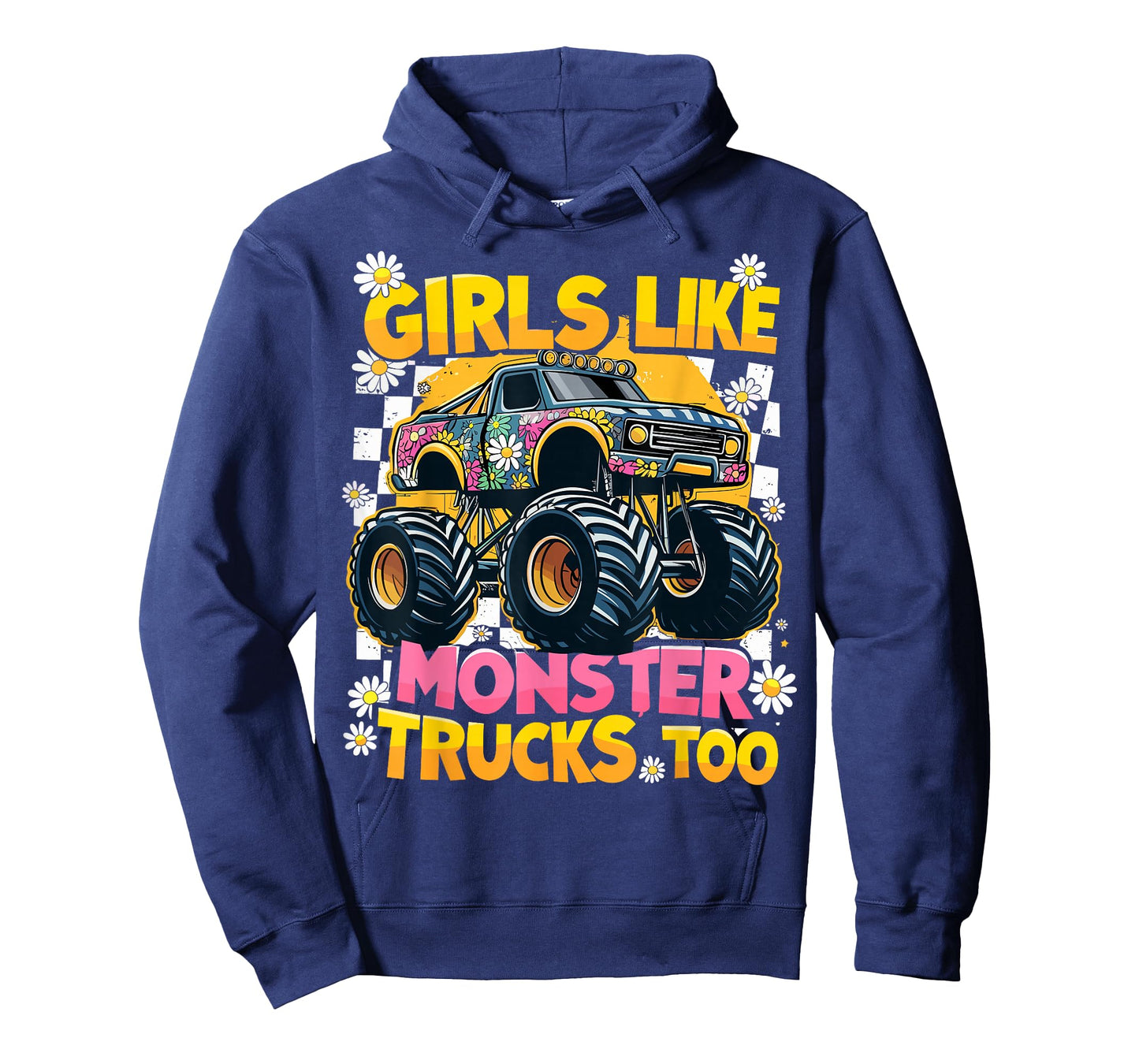 Monster Trucks Funny Girls Like Monster Trucks Too T-Shirt