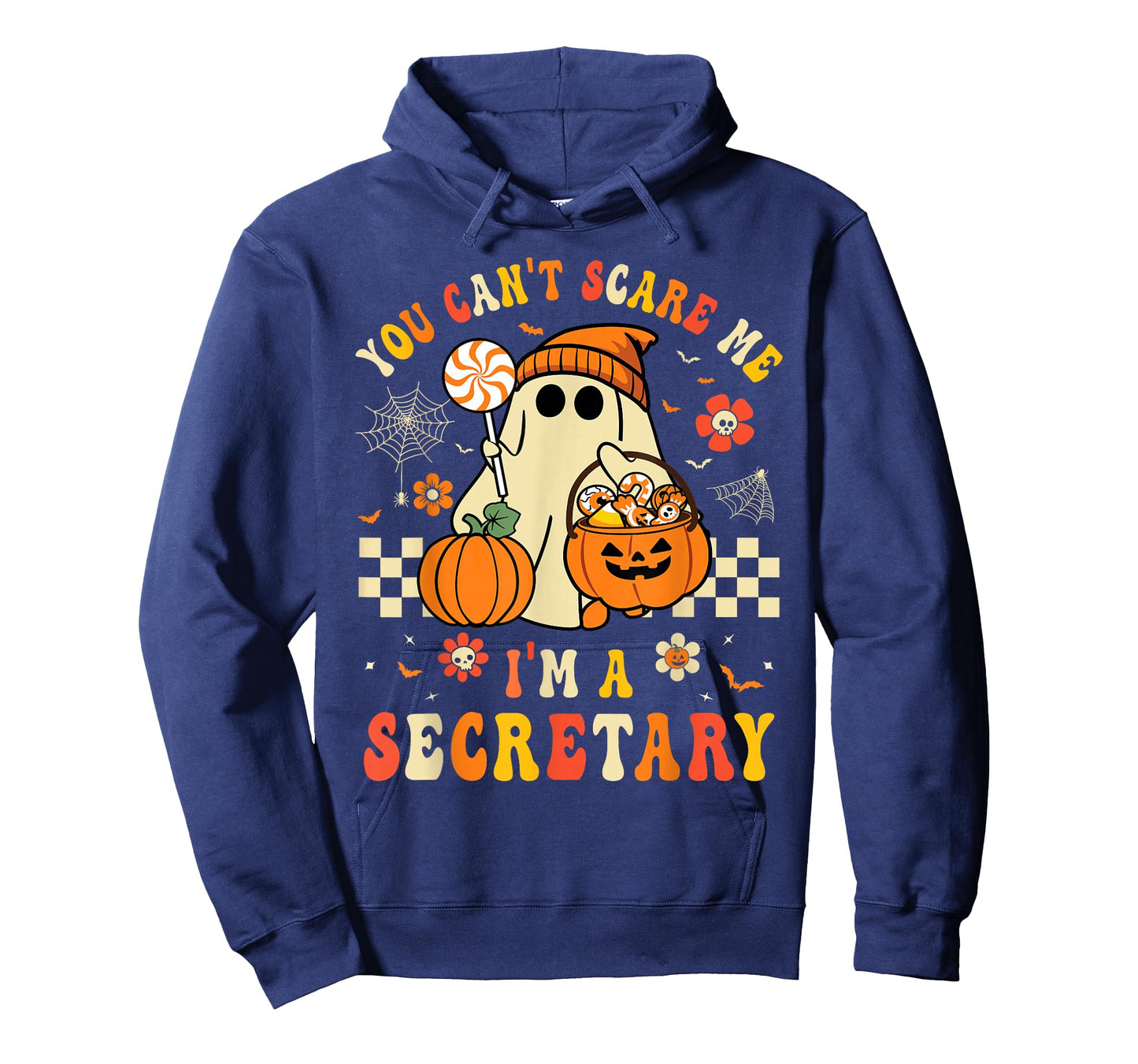 You Can't Scare Me I'm A Secretary Halloween Women Men Girls T-Shirt