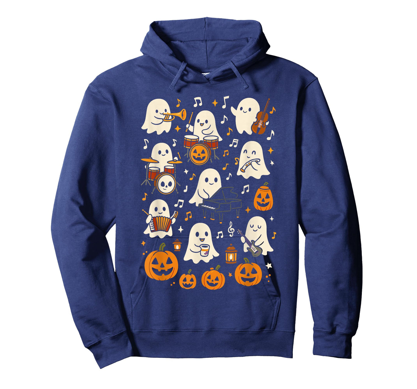 Music Teacher Orchestra Shirt, Spooky Halloween Ghost Band T-Shirt