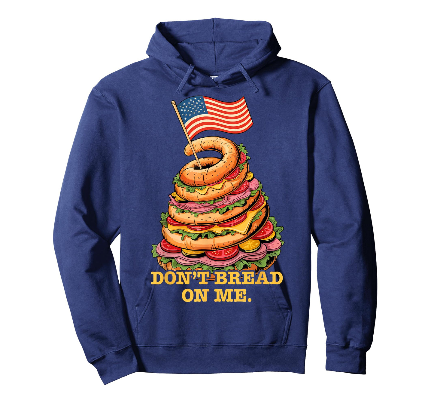 Funny Don't Bread On Me Submarine Sandwich USA Hoagie T-Shirt