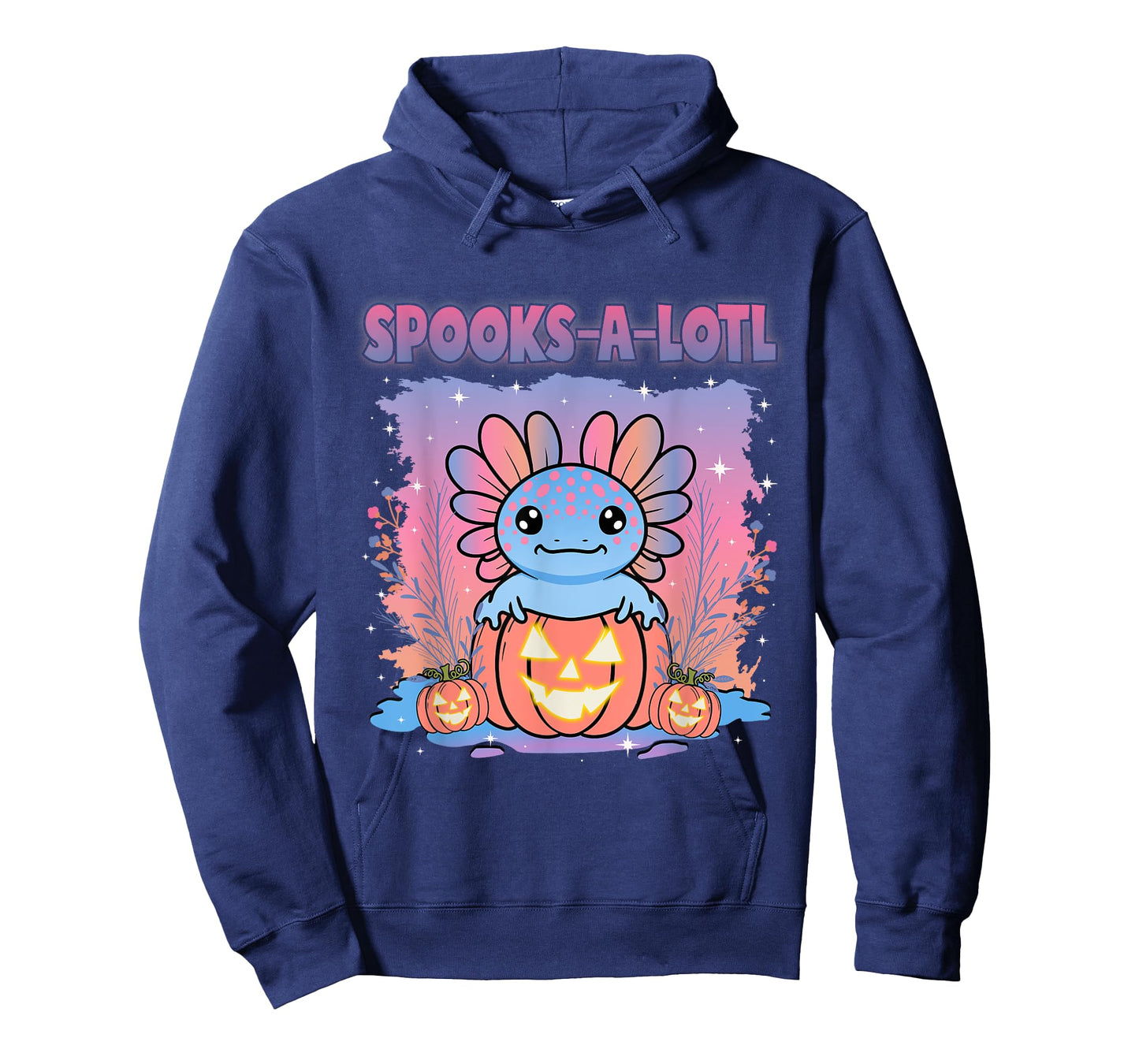 Spooks-A-Lotl Funny Halloween Cute Kawaii Axolotl Costume T-Shirt