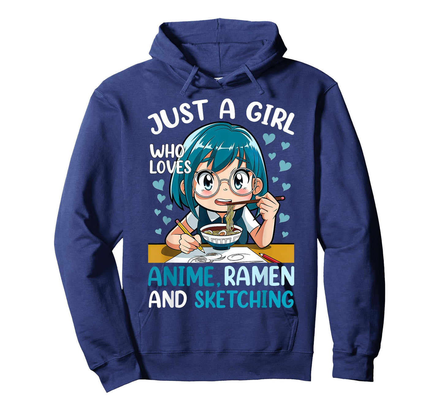 Just A Girl Who Loves Anime Ramen and Sketching Japan Anime T-Shirt