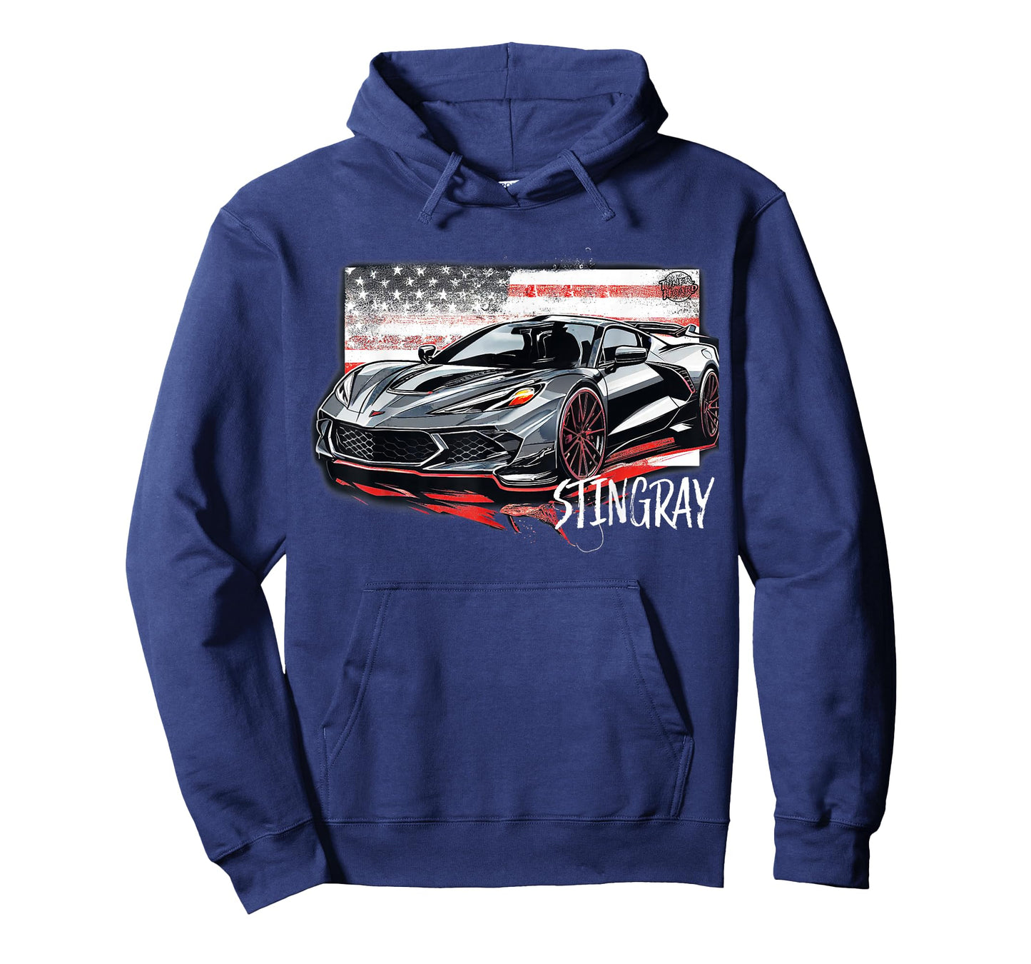 C8 American Muscle v8 Supercar Stingray Cool Vette Mechanic T-Shirt