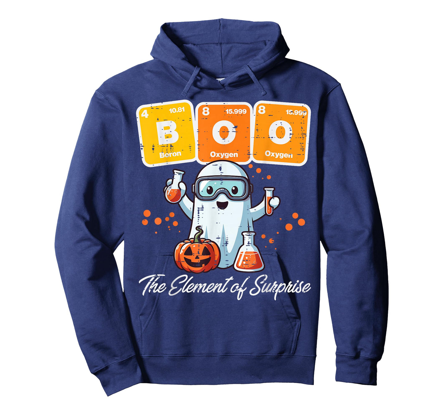 Halloween Chemist Ghost Elements Surprise Costume Men Women T-Shirt