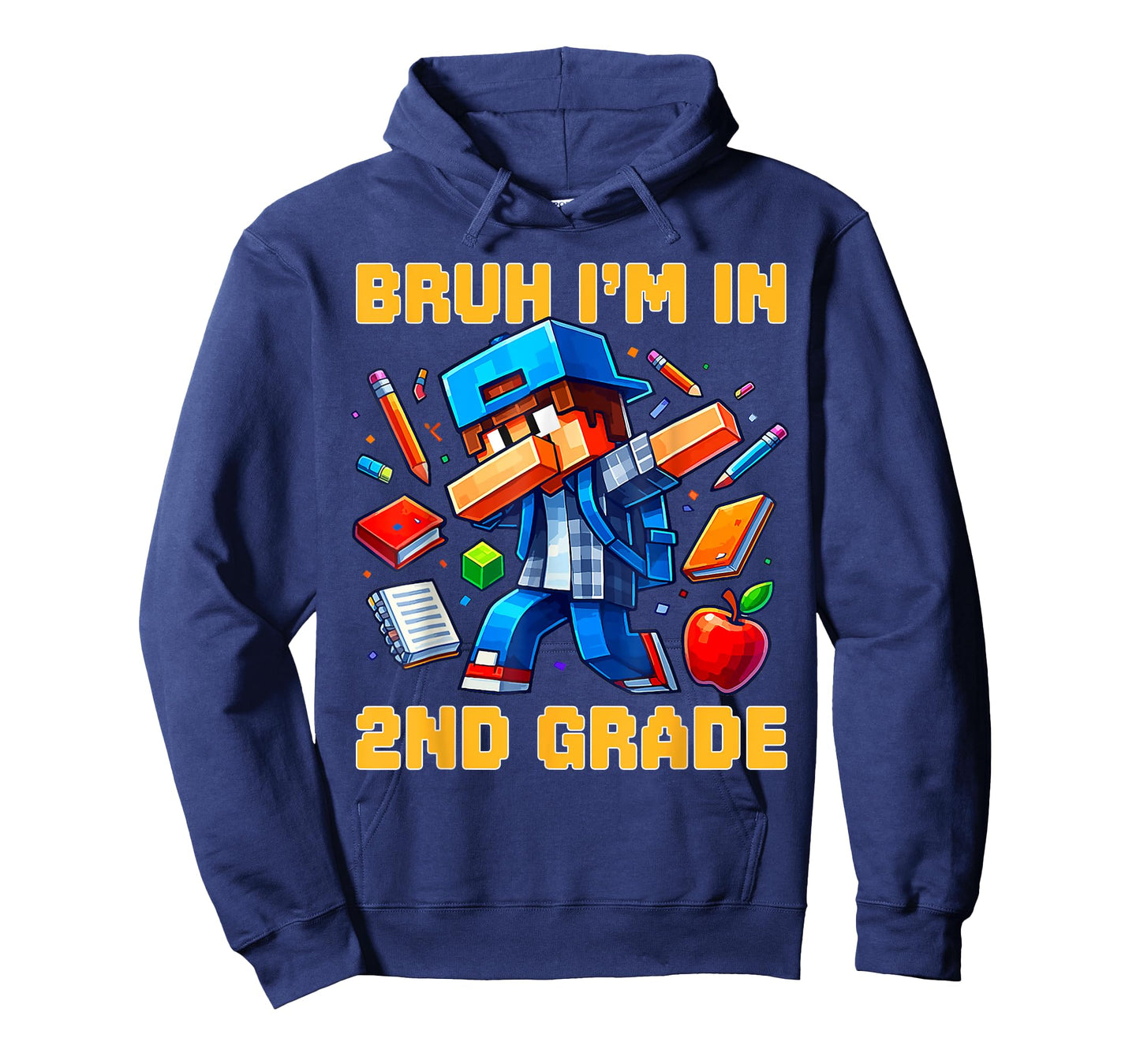 Bruh I'm in 2nd Grade Dabbing Boys Kids Gamer Back To School T-Shirt