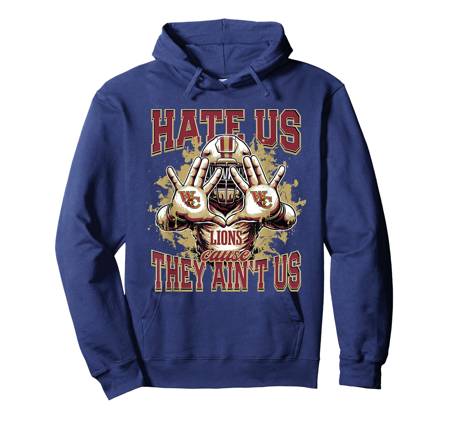 West Charlotte Lions Logo Hate Us Cause They Ain't HS T-Shirt