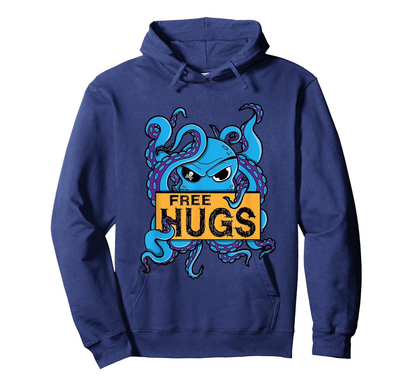 Funny Hugs For Free Pirate Octopus Gift Captain Tee T-Shirt