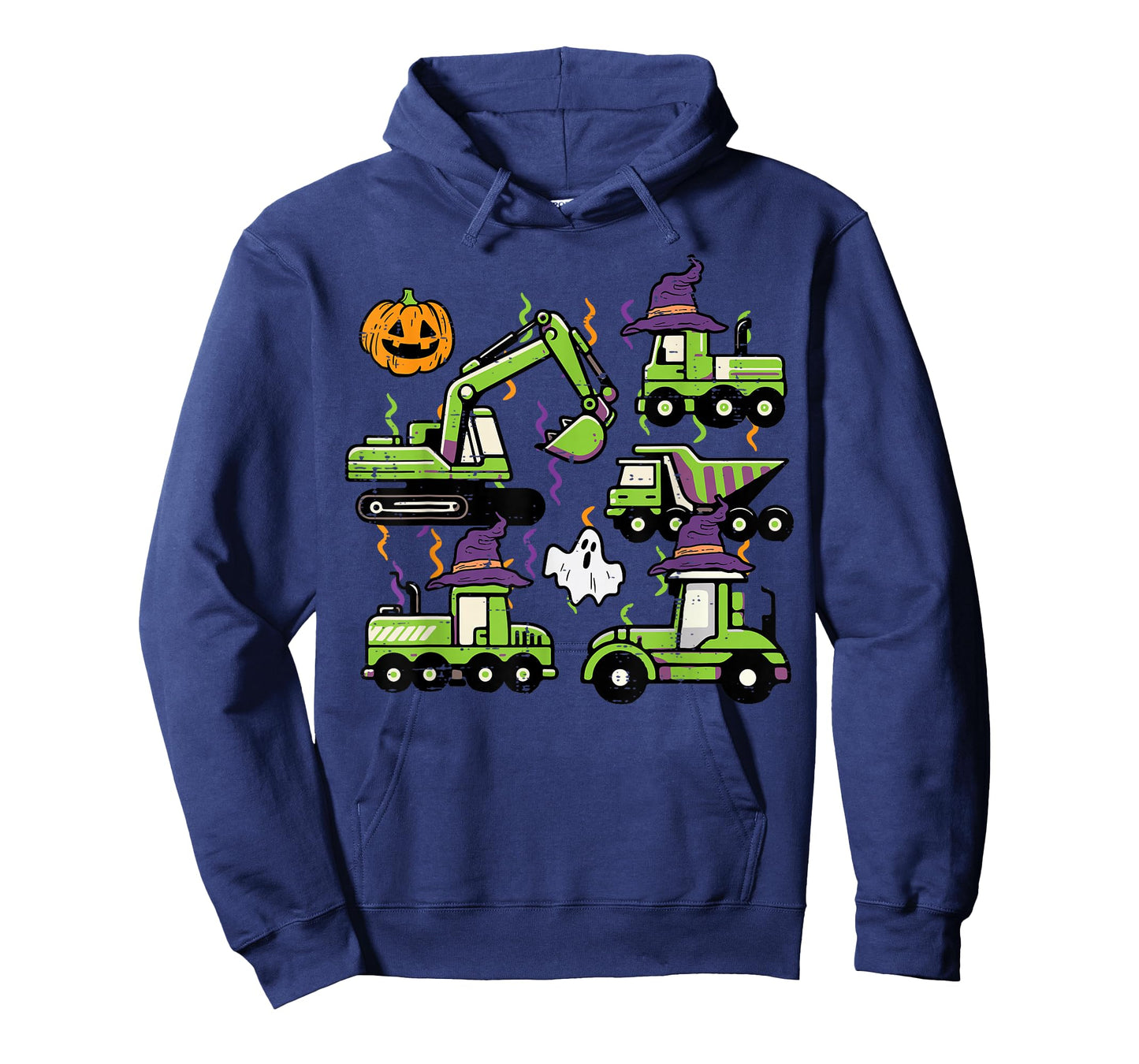 Halloween Construction Excavator Trucks Costume Boys Kids T-Shirt