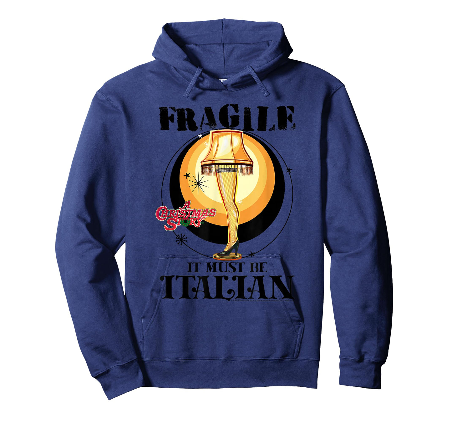 A Christmas Story Fragile It Must Be Italian Logo T-Shirt