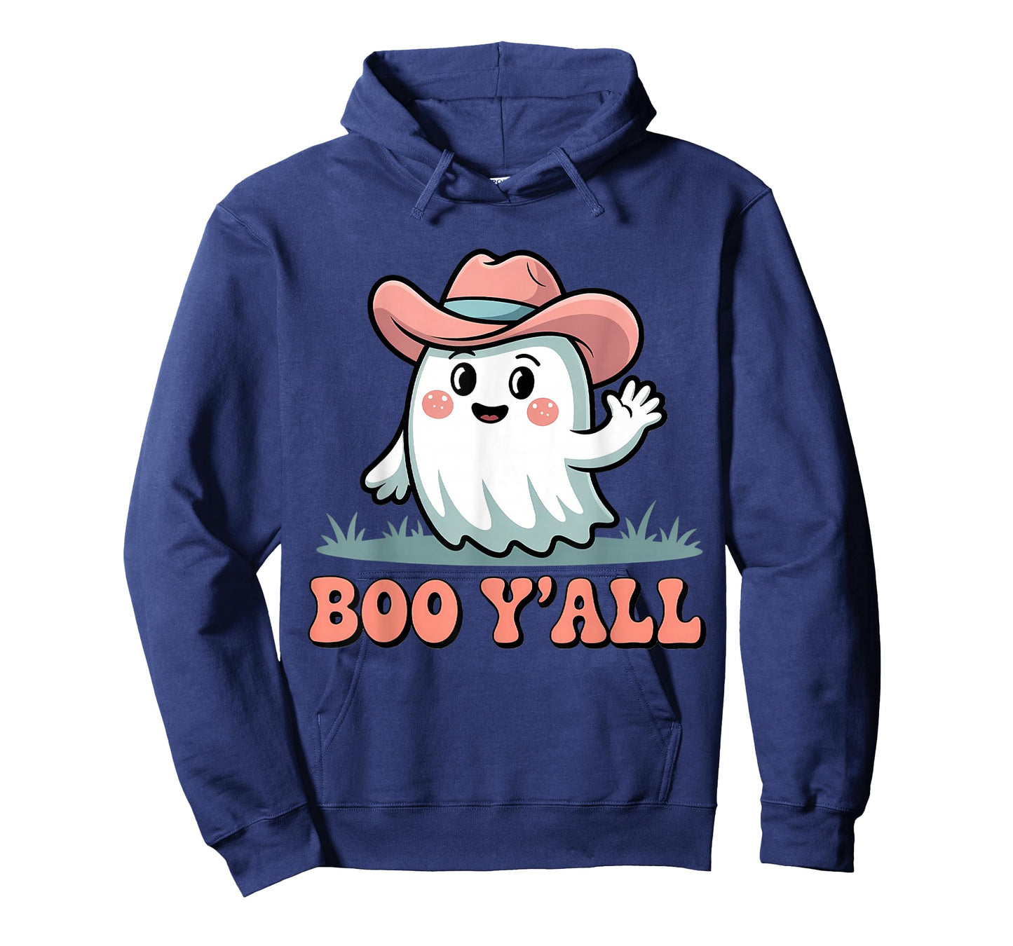 Halloween Cowgirl Ghost Pastel Boo Y'all T-Shirt