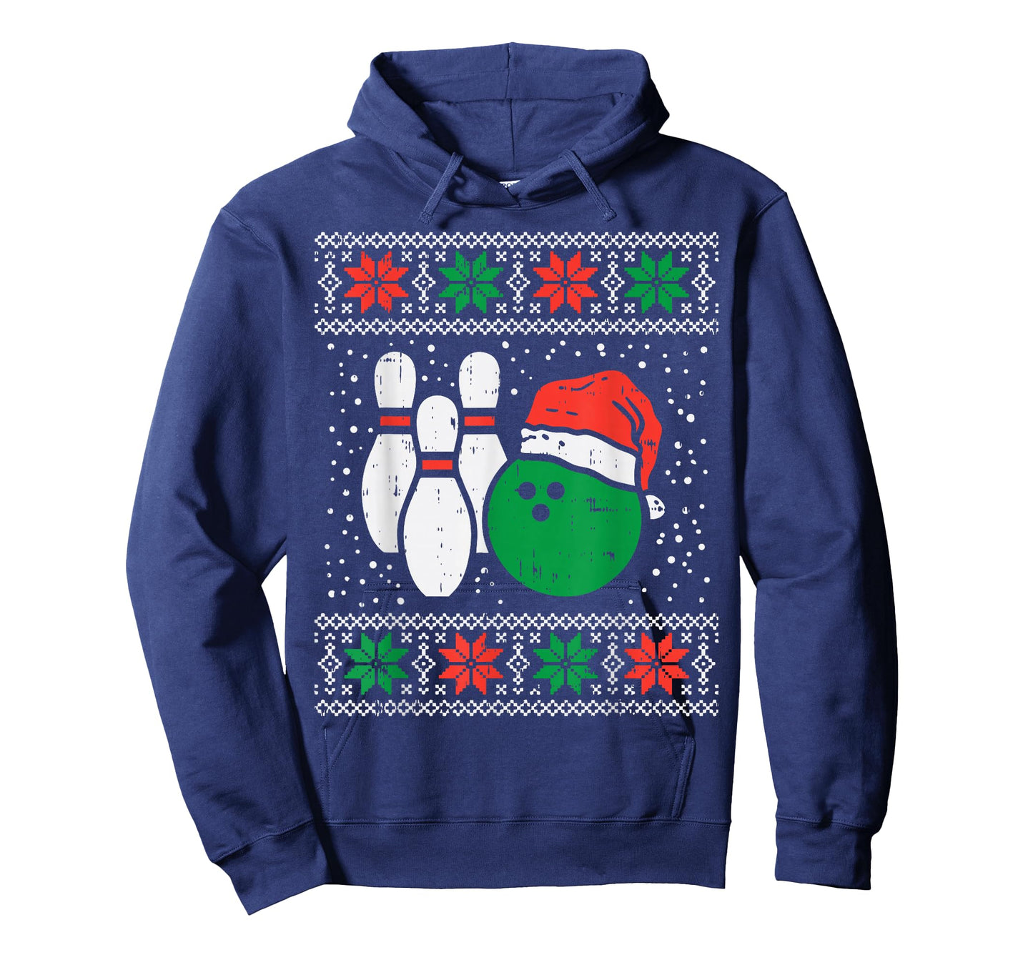 Bowling Ugly Christmas Sweater Sport Bowls Xmas Men Gift T-Shirt