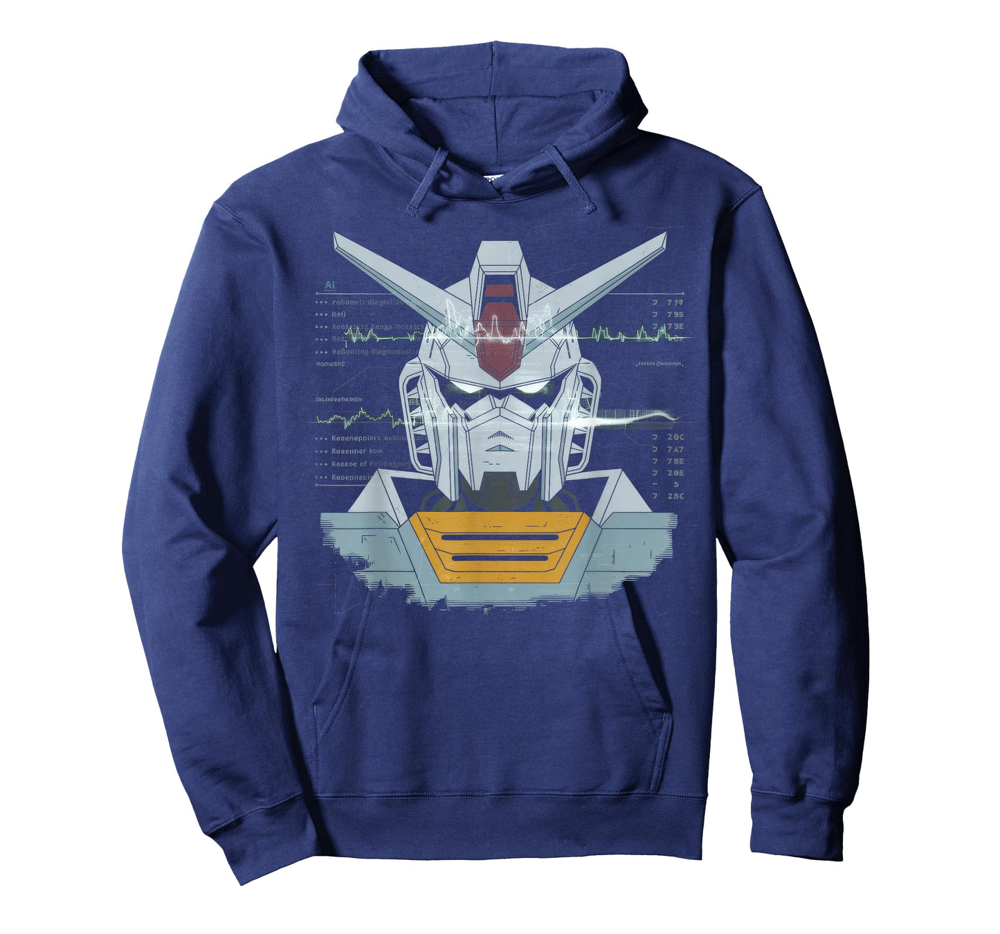 Mecha Tshirt Japanese Mecha Robot Head Anime Art Ukiyo-E T-Shirt
