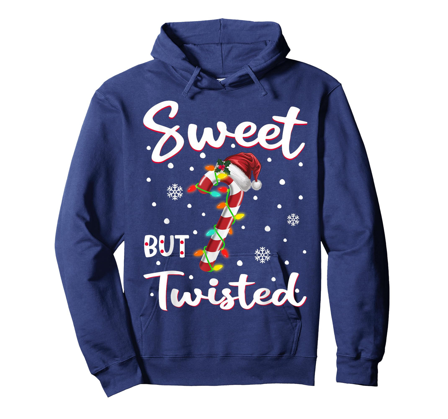 Sweet But Twisted Funny Christmas Candy Cane Xmas Holiday T-Shirt
