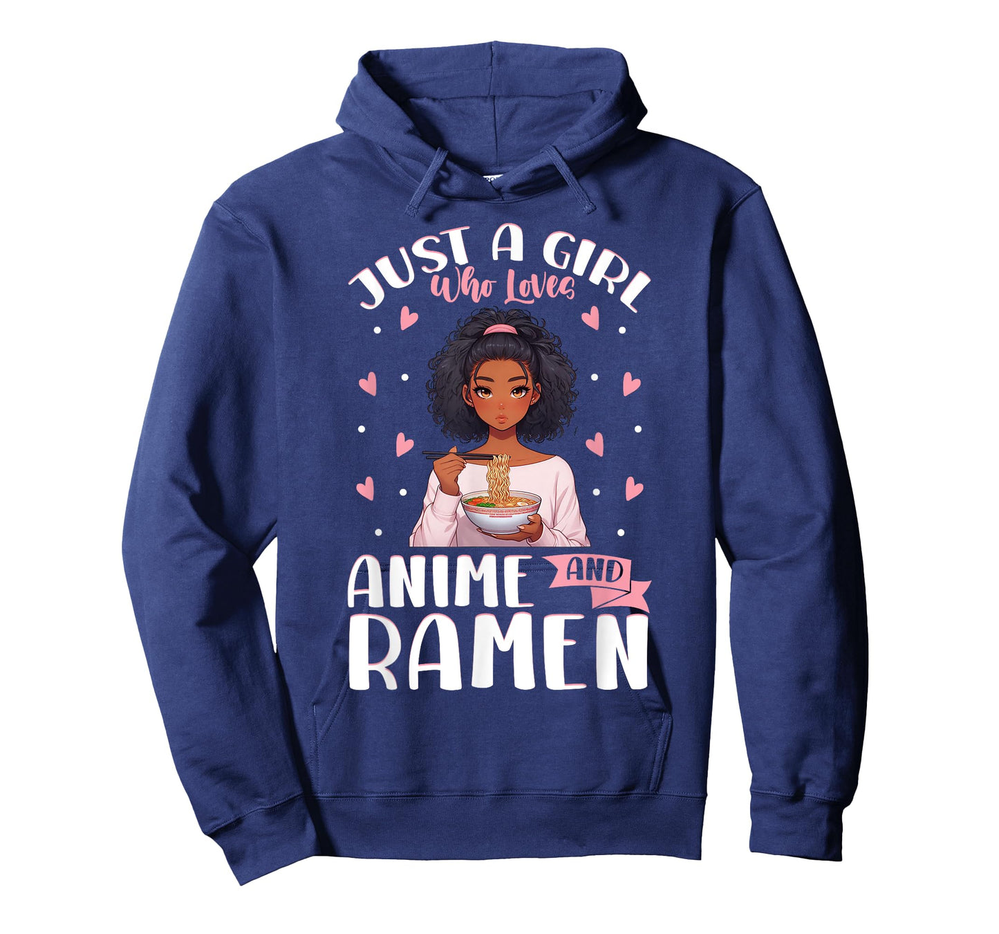 Just A Girl Who Loves Anime And Ramen African American T-Shirt