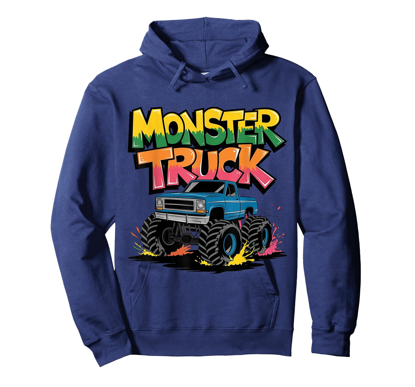 Monster Truck Toddlers Kids Colorful Graffiti Monster Truck T-Shirt