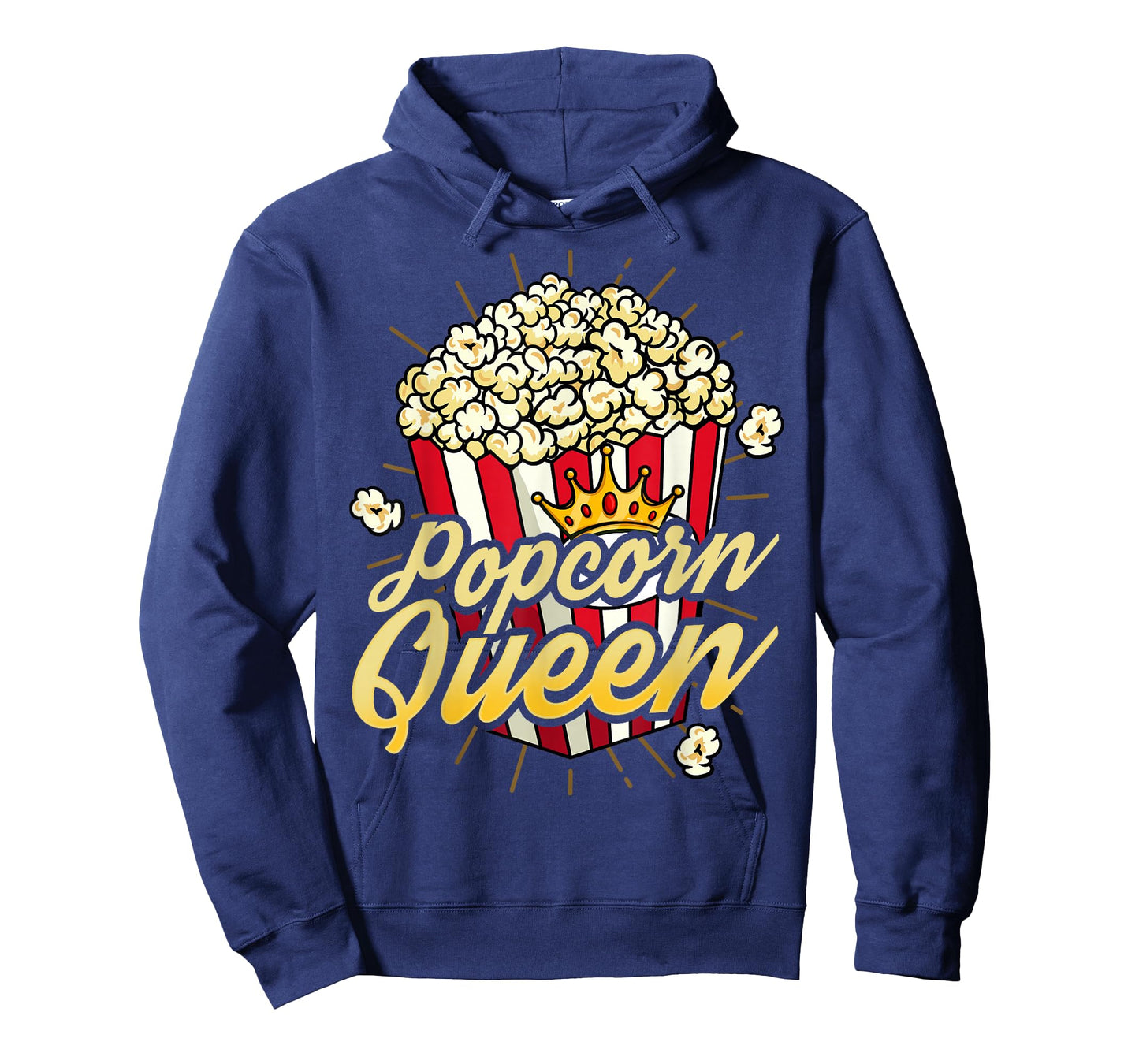 Funny Popcorn Lover Gift Movie Night Cinema Lover T-Shirt Small