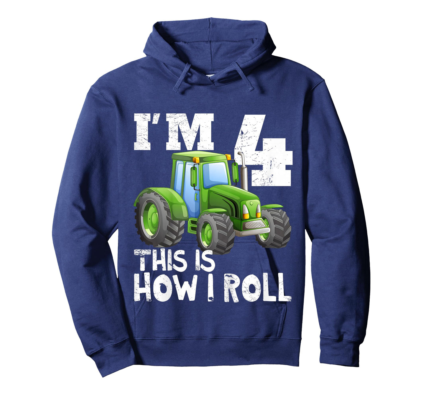 Kids Kids Farm Tractor 4th Birthday Party Shirt 4 Years Old T-Shirt