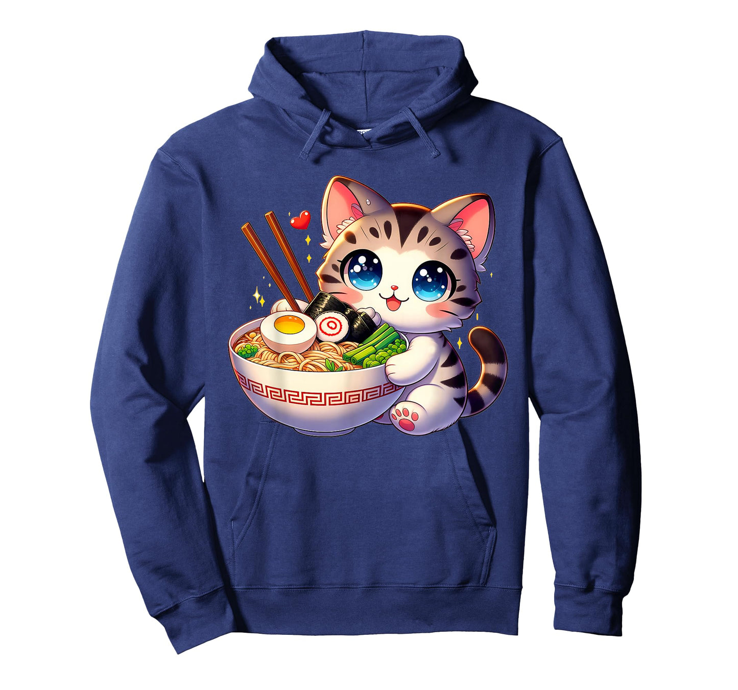 Cat Ramen Noodles Anime Kawaii Japanese Cat T-Shirt