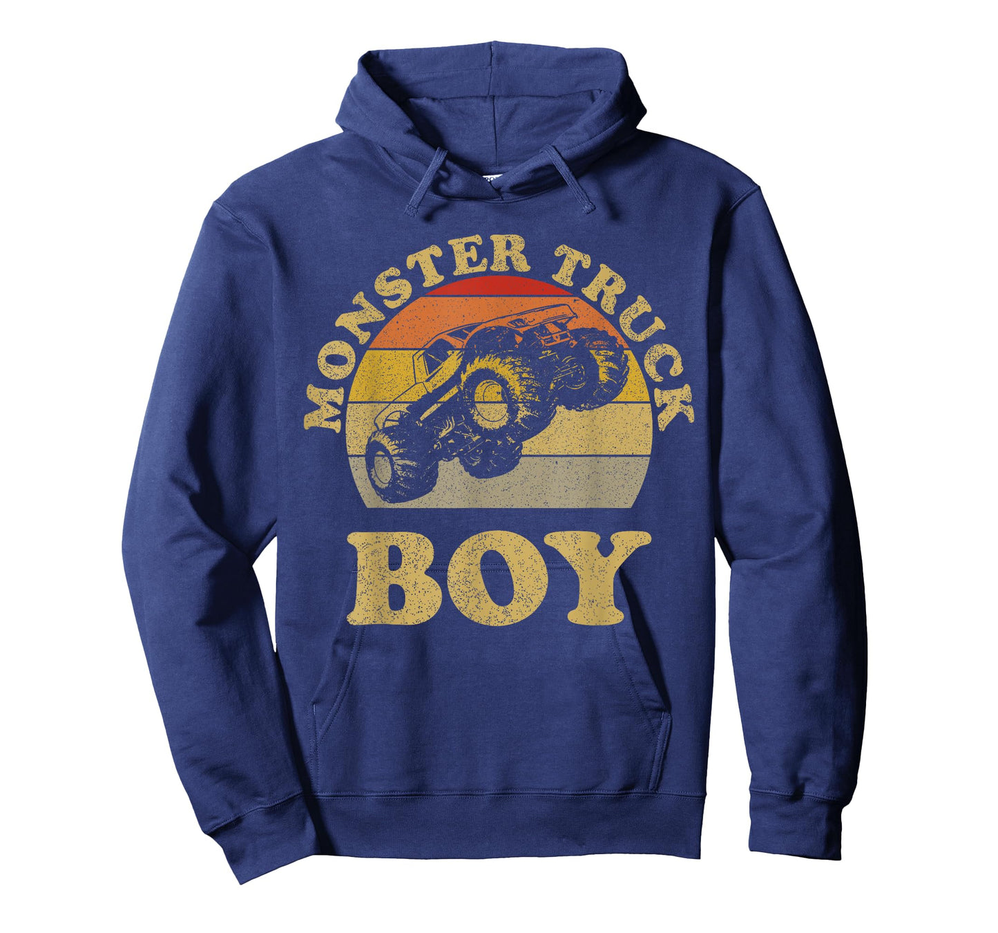 Monster Truck Boys Clothes Shirt Vintage Retro Sunset Boy T-Shirt