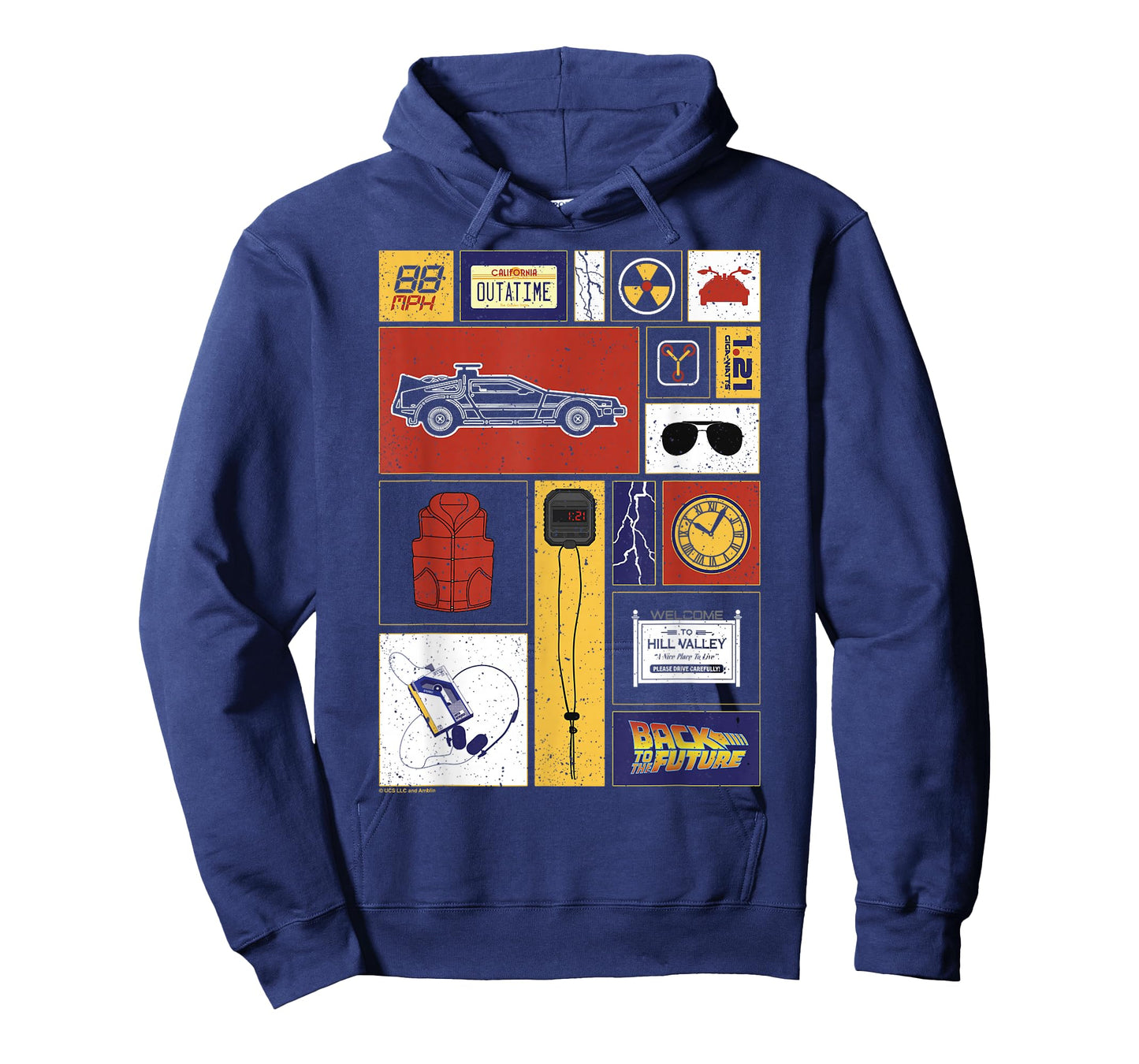 Back to The Future 35th Anniversary Icon Panels T-Shirt