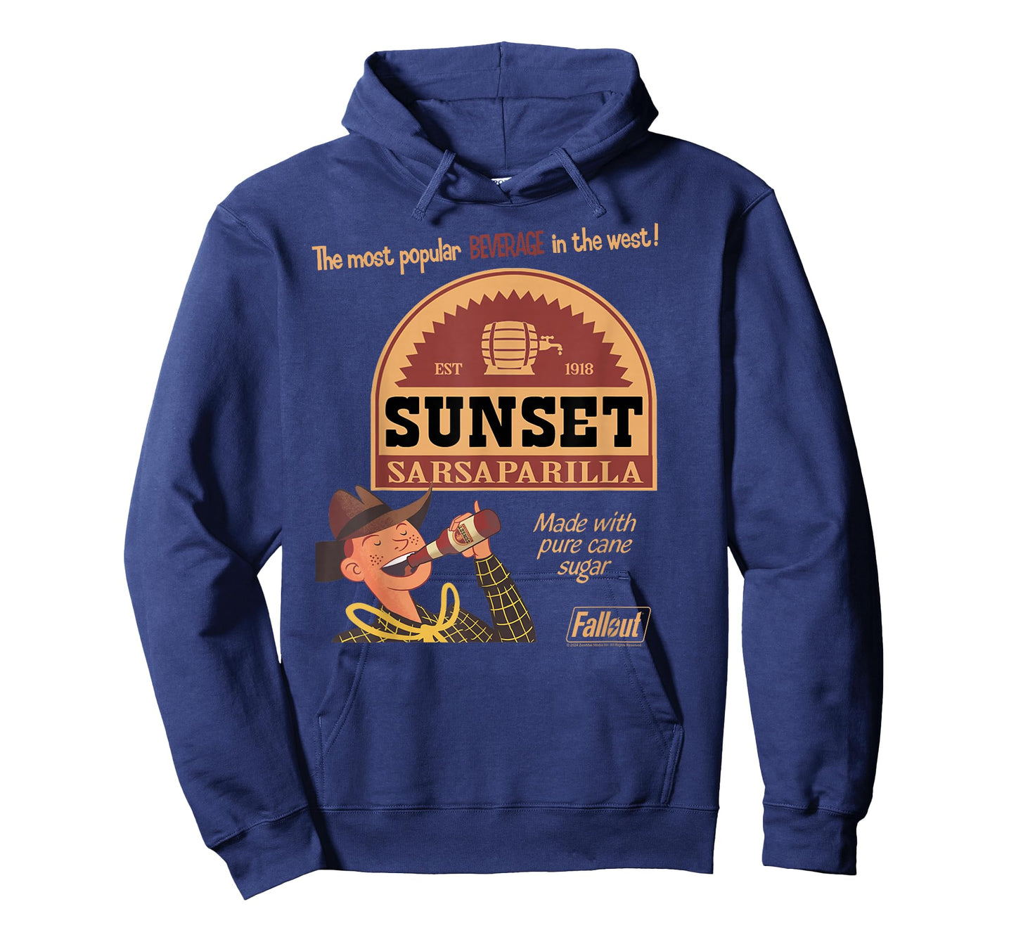 Fallout Video Game Sunset Sarsaparilla Vintage Ad T-Shirt