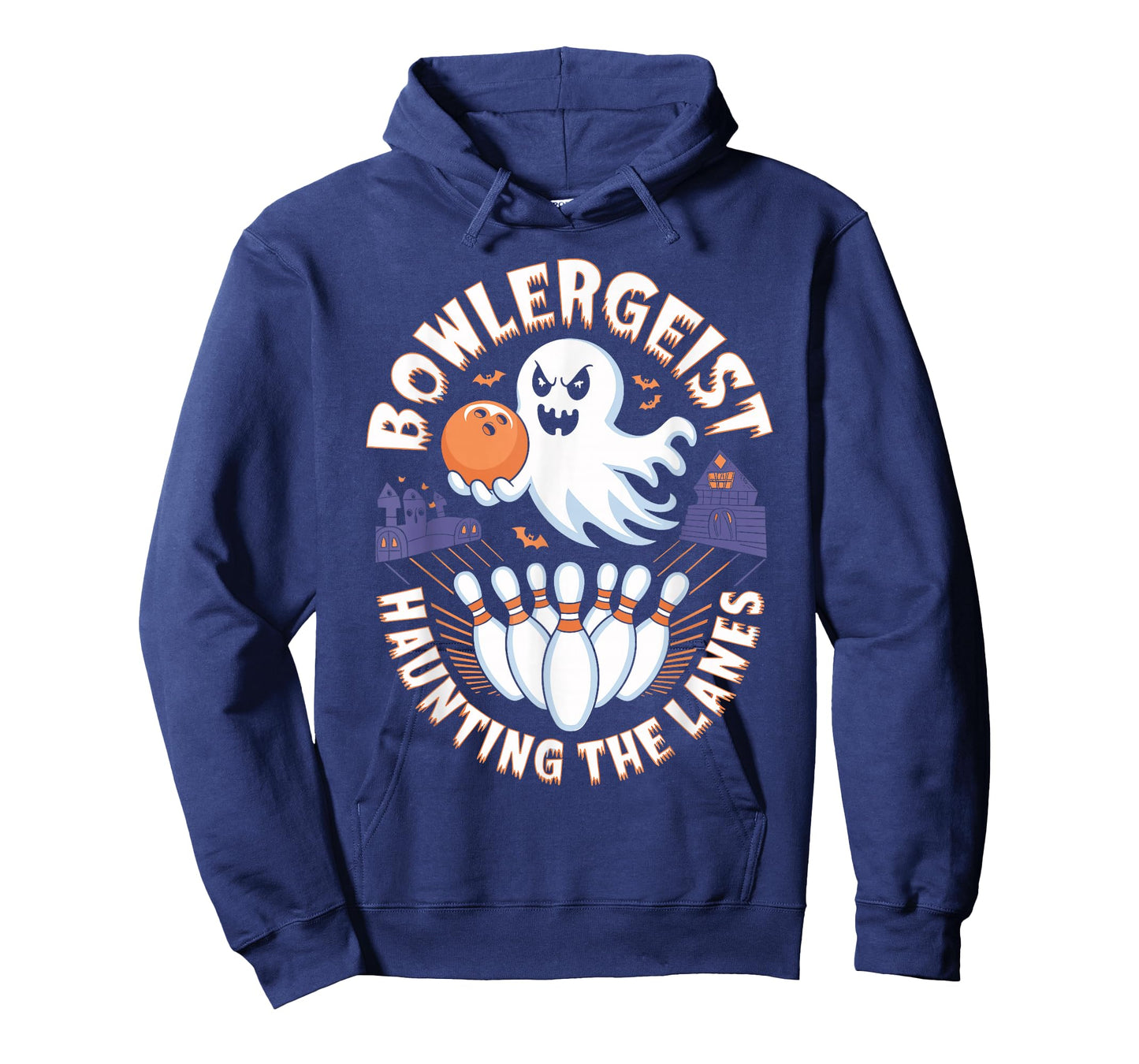 Bowlergeist Haunting the Lanes Halloween Bowling T-Shirt