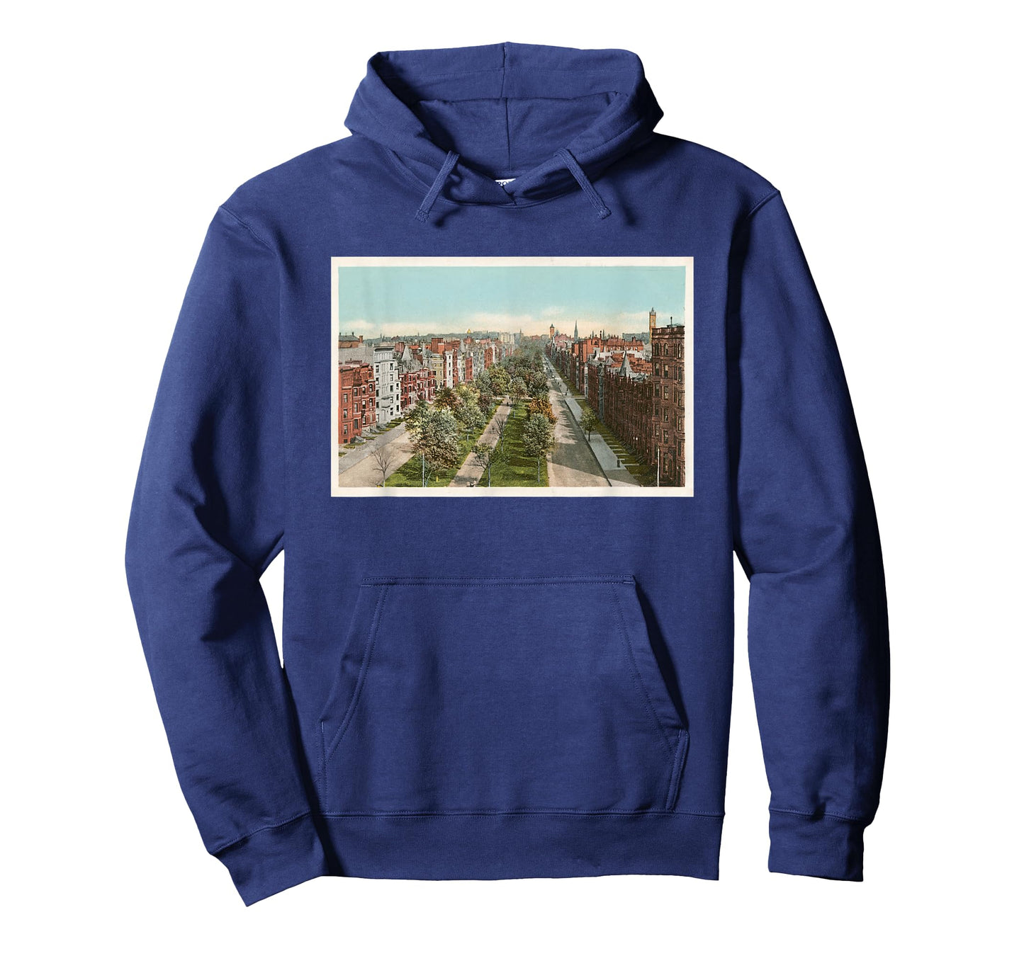 Boston Commonwealth Ave Illustration (1904) T-Shirt