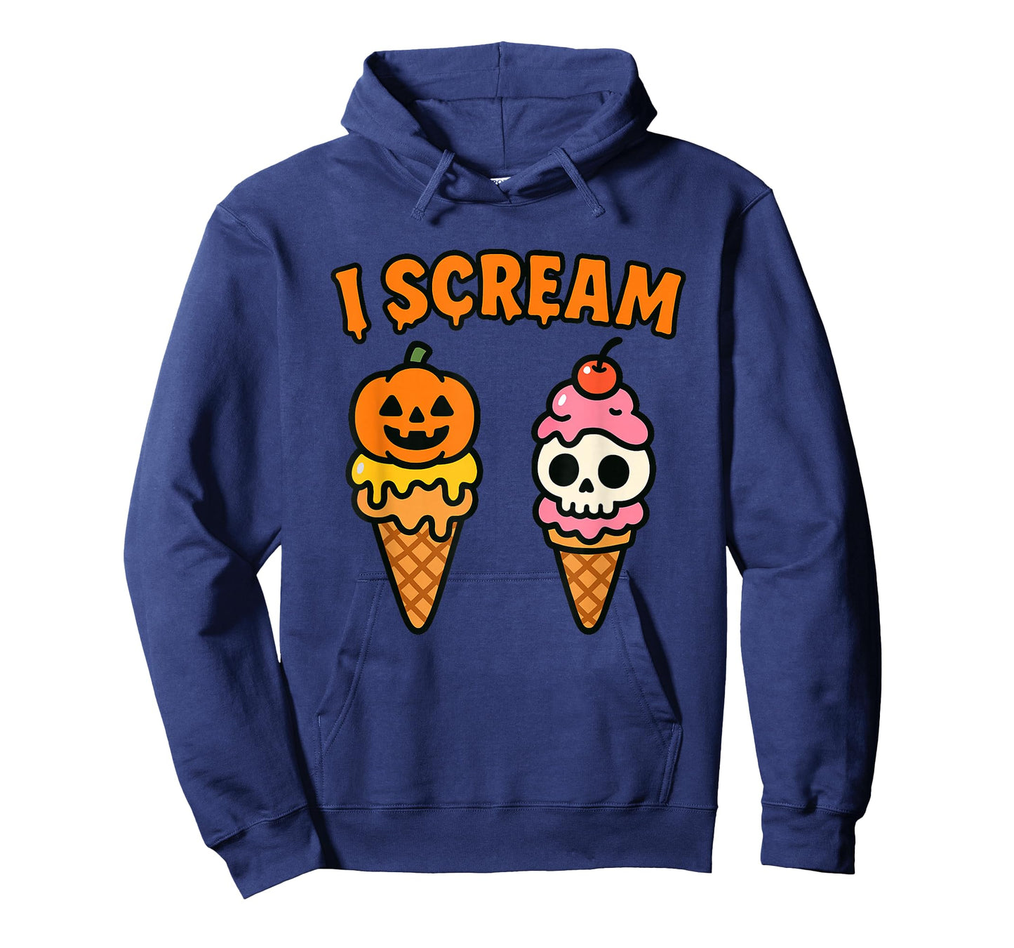 I Scream Ice Cream Ghost Halloween Costume T-Shirt