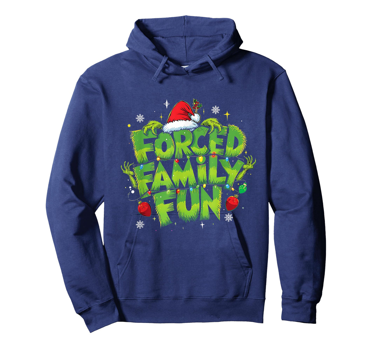 Forced Family Fun Funny Christmas Holiday Design T-Shirt
