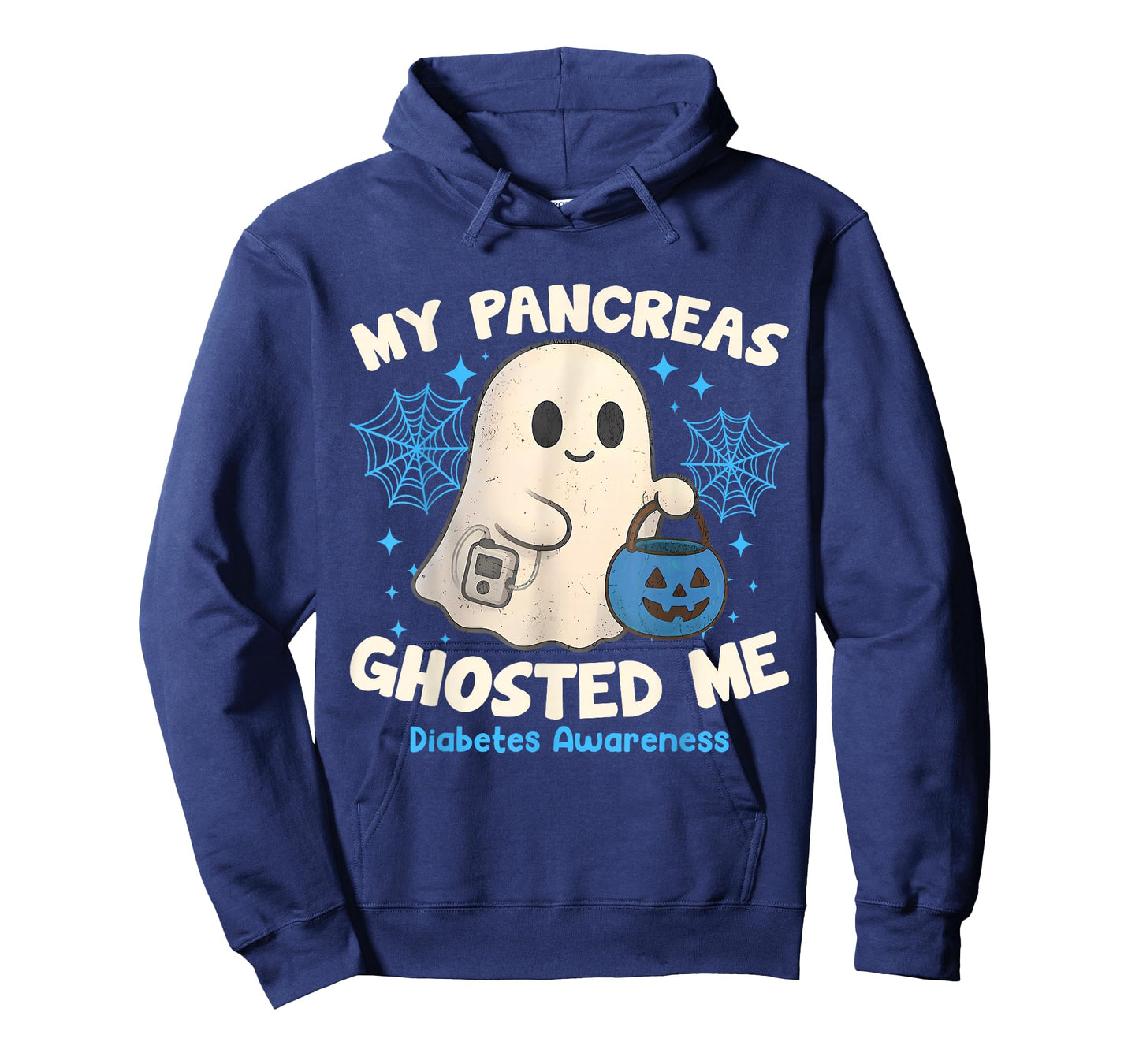 Funny Halloween Diabetes Awareness My Pancreas Ghosted Me T-Shirt